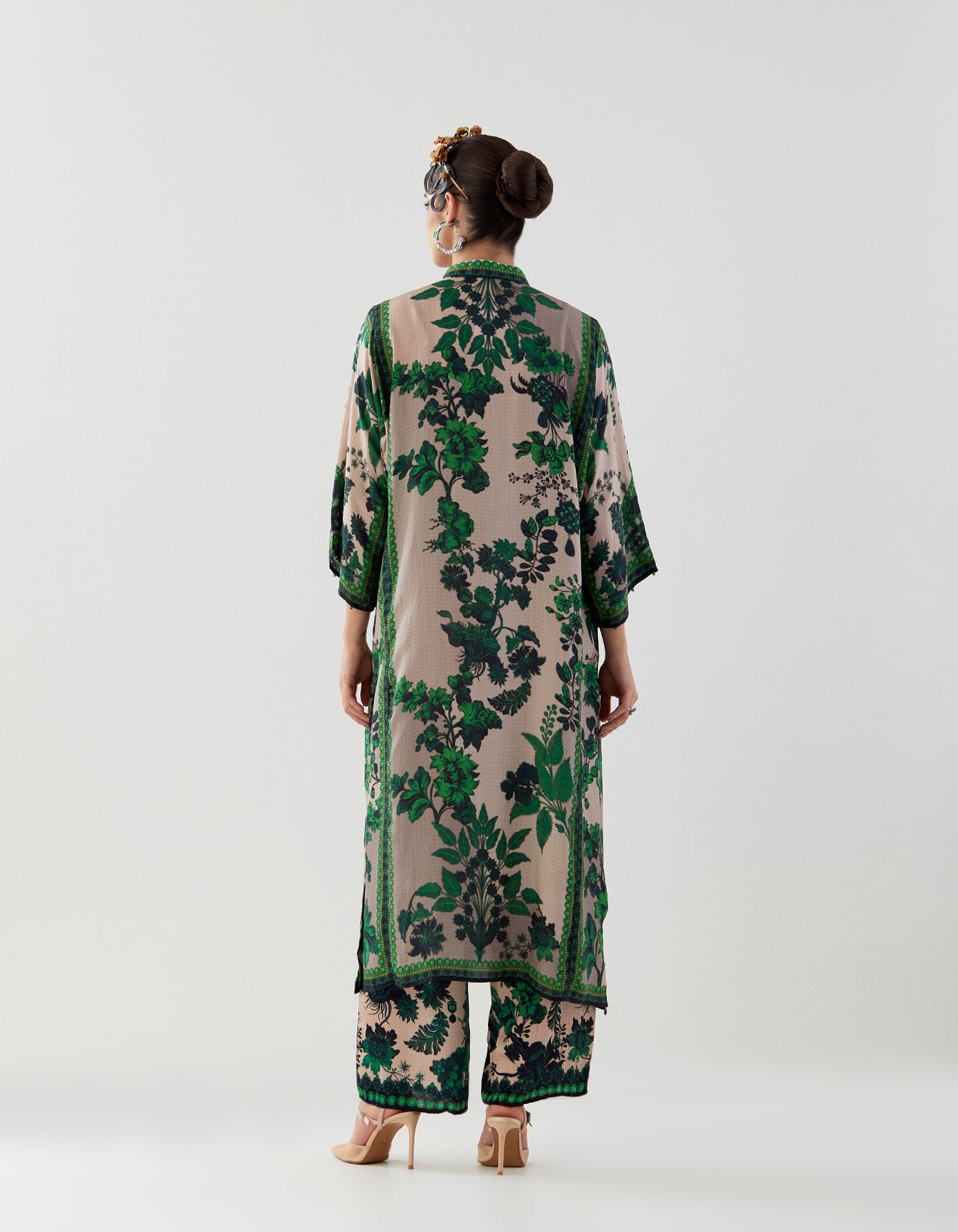 Nizam : Ghazala - Nude/Emerald
