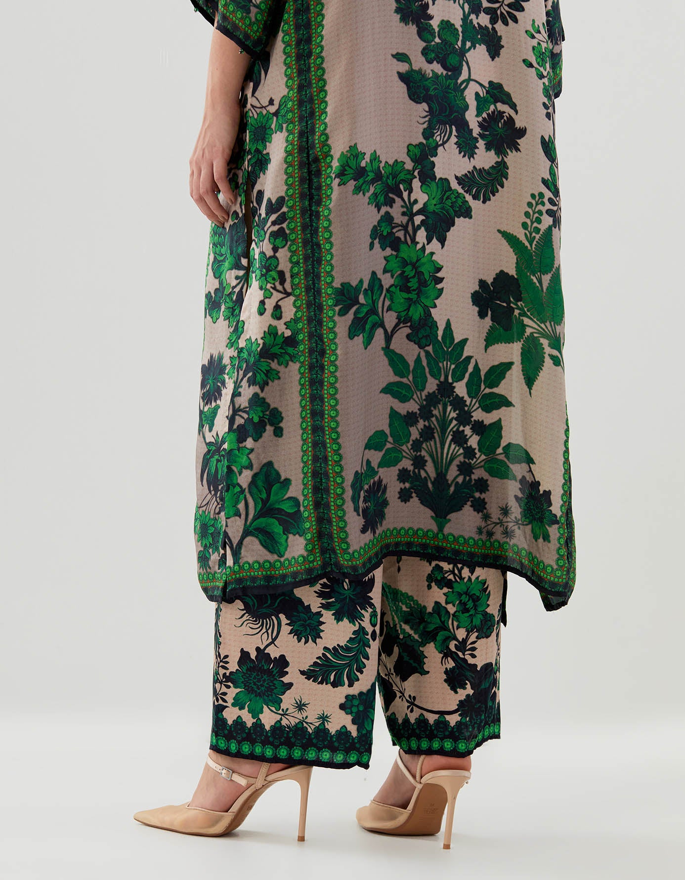 Nizam : Ghazala - Nude/Emerald