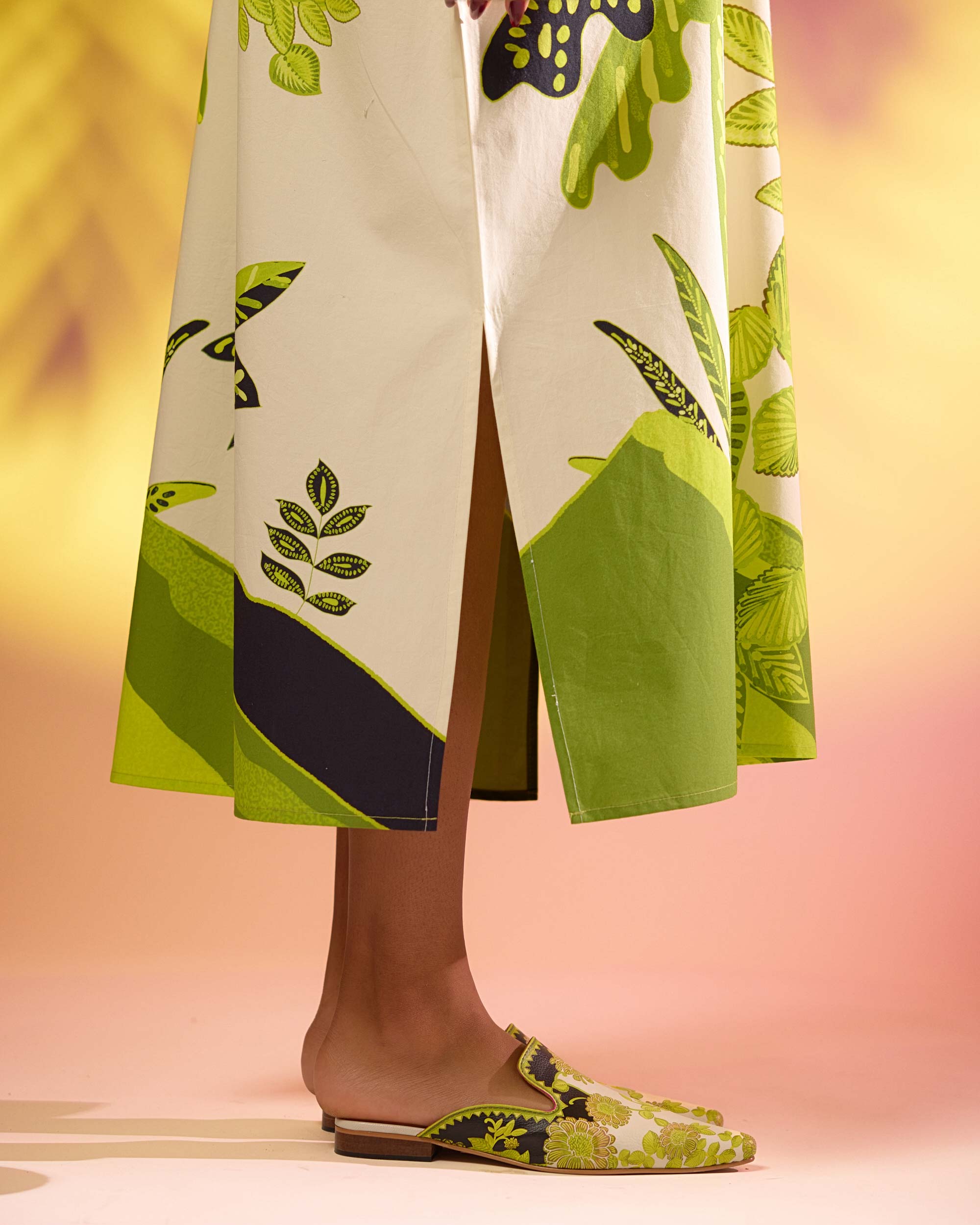Jamaica : Zarah - Ivory/Lime