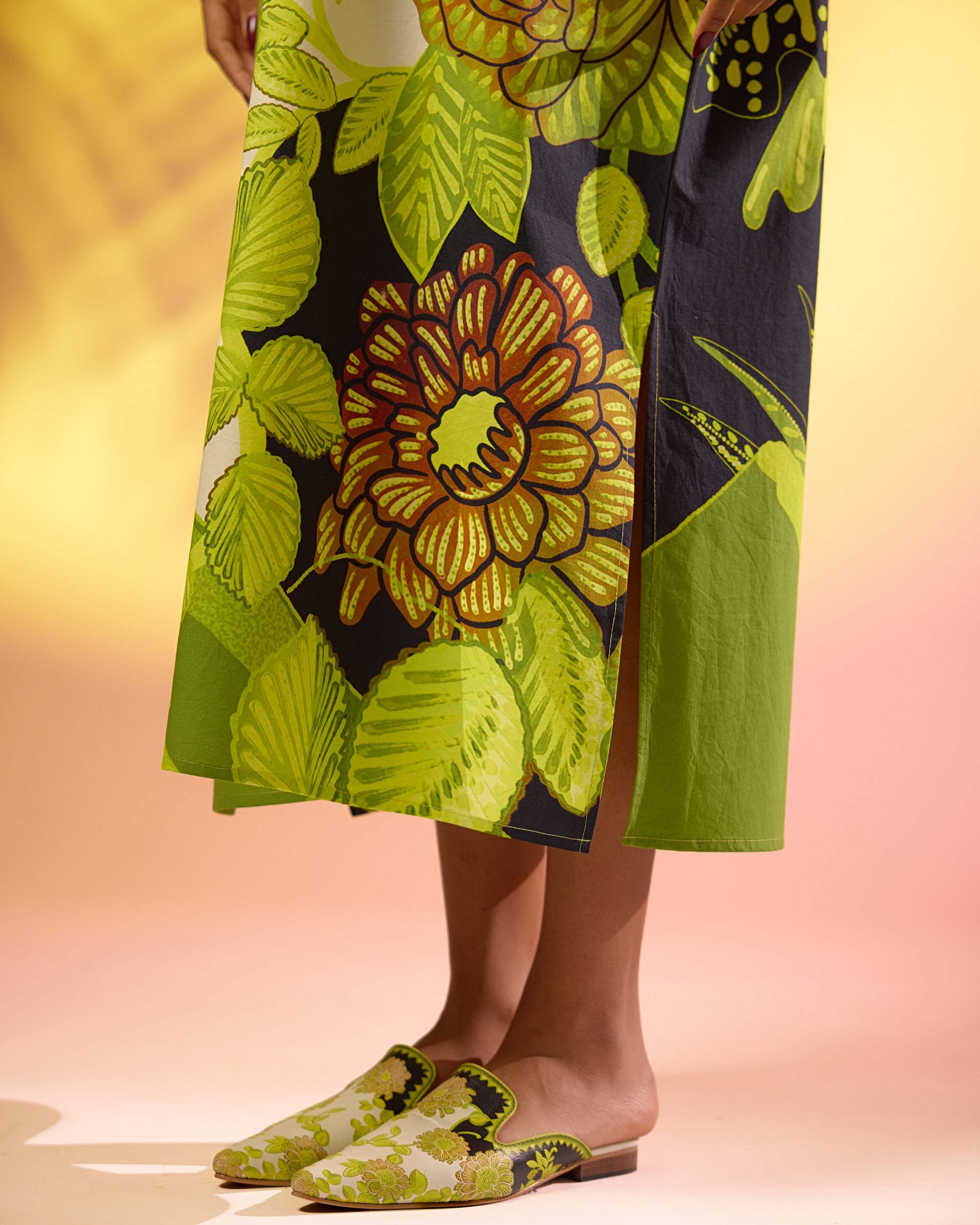 Jamaica : Zarah - Ivory/Lime