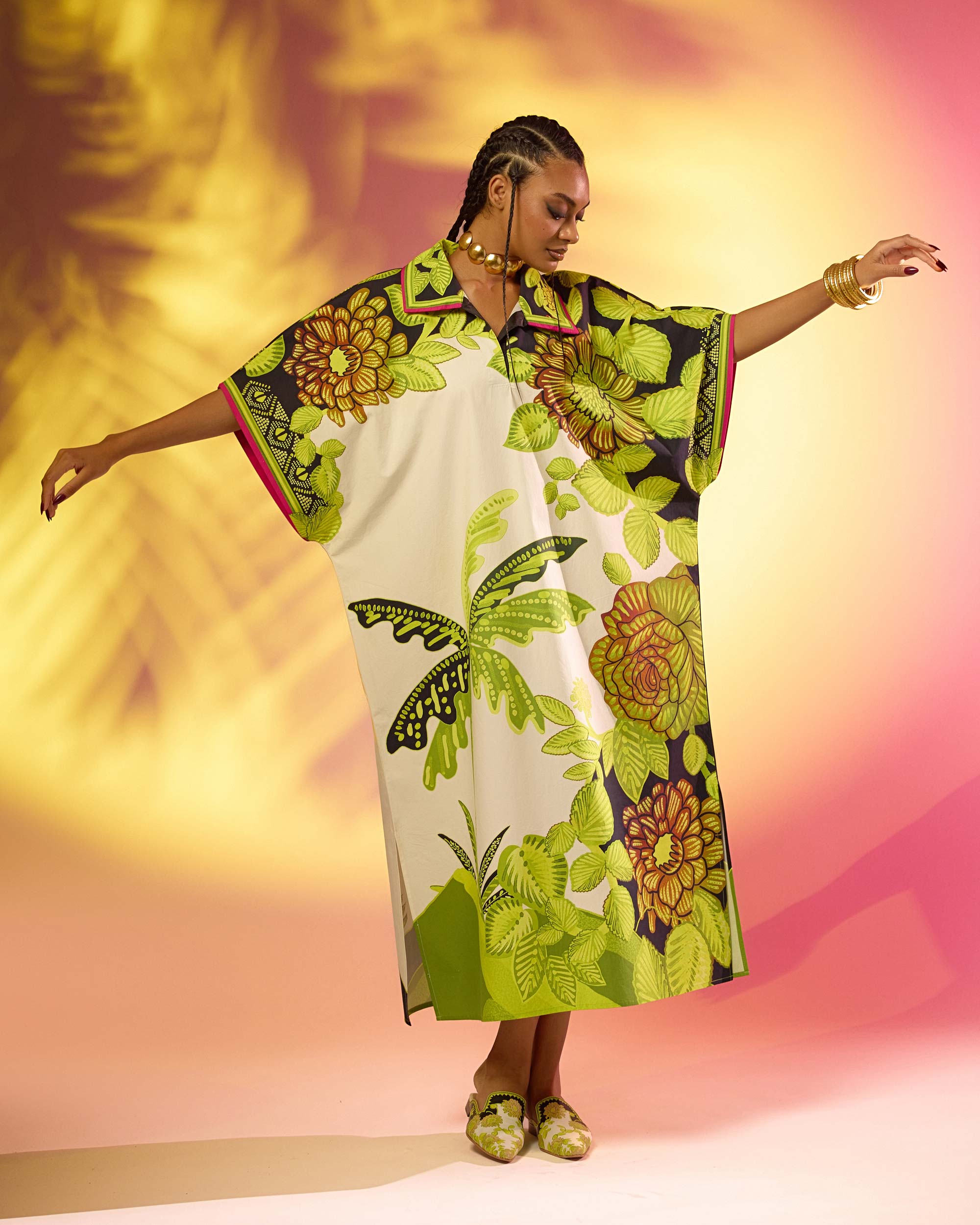 Jamaica : Zarah - Ivory/Lime