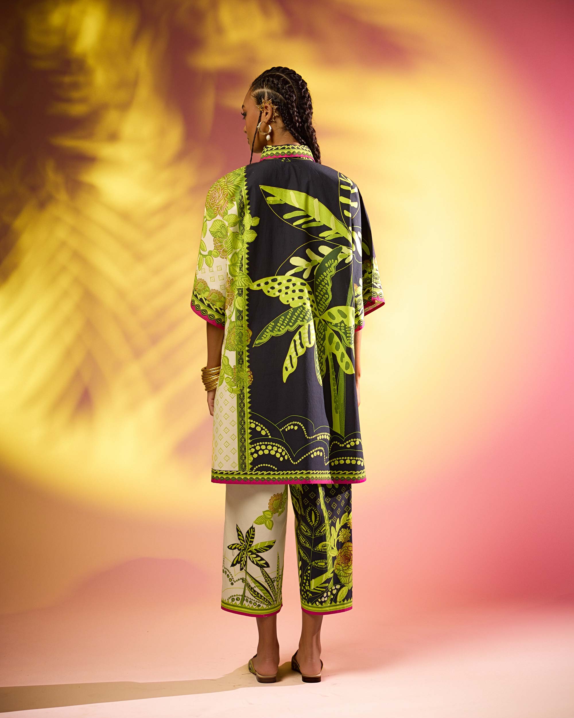 Jamaica : Nadia - Black/Lime