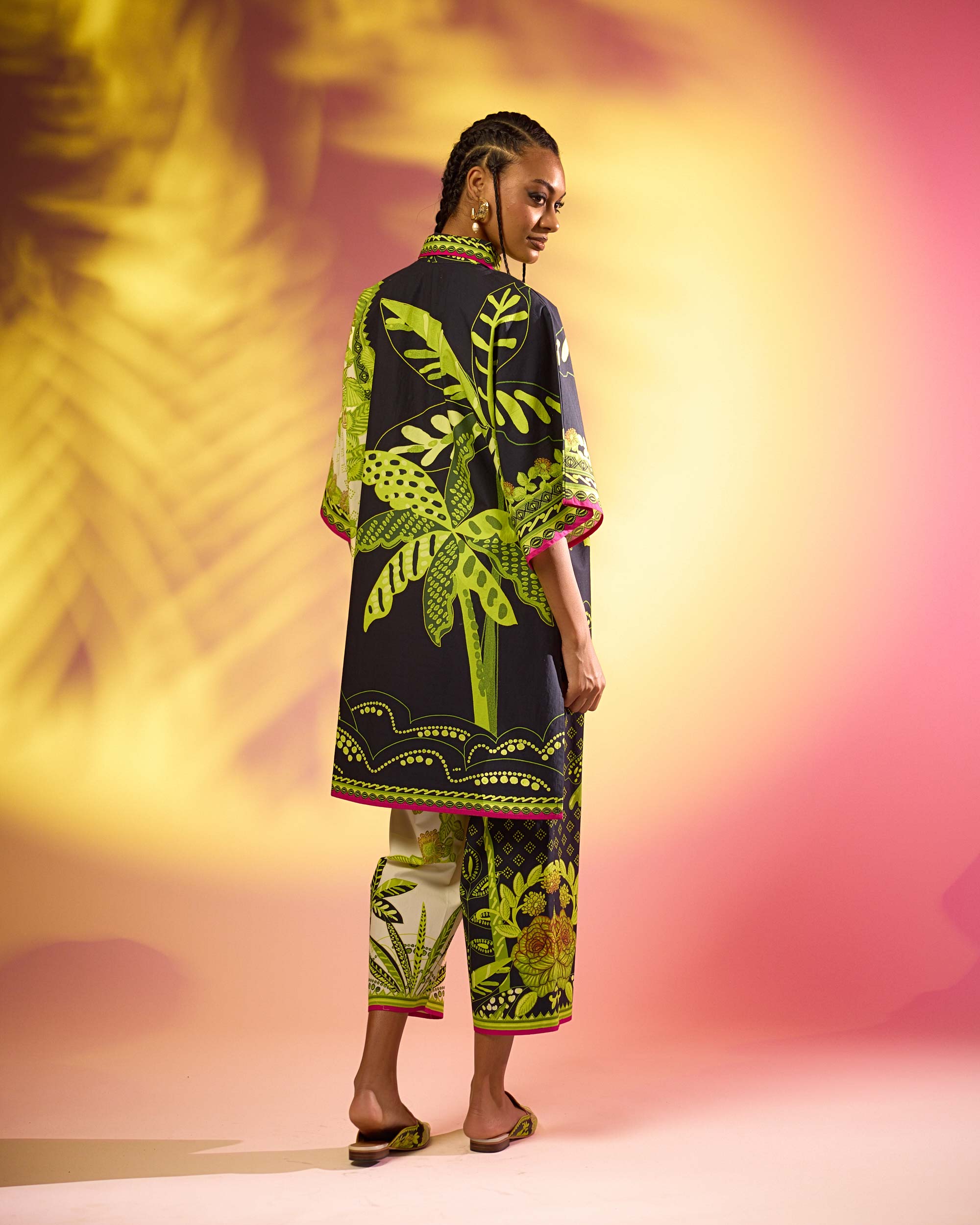 Jamaica : Nadia - Black/Lime