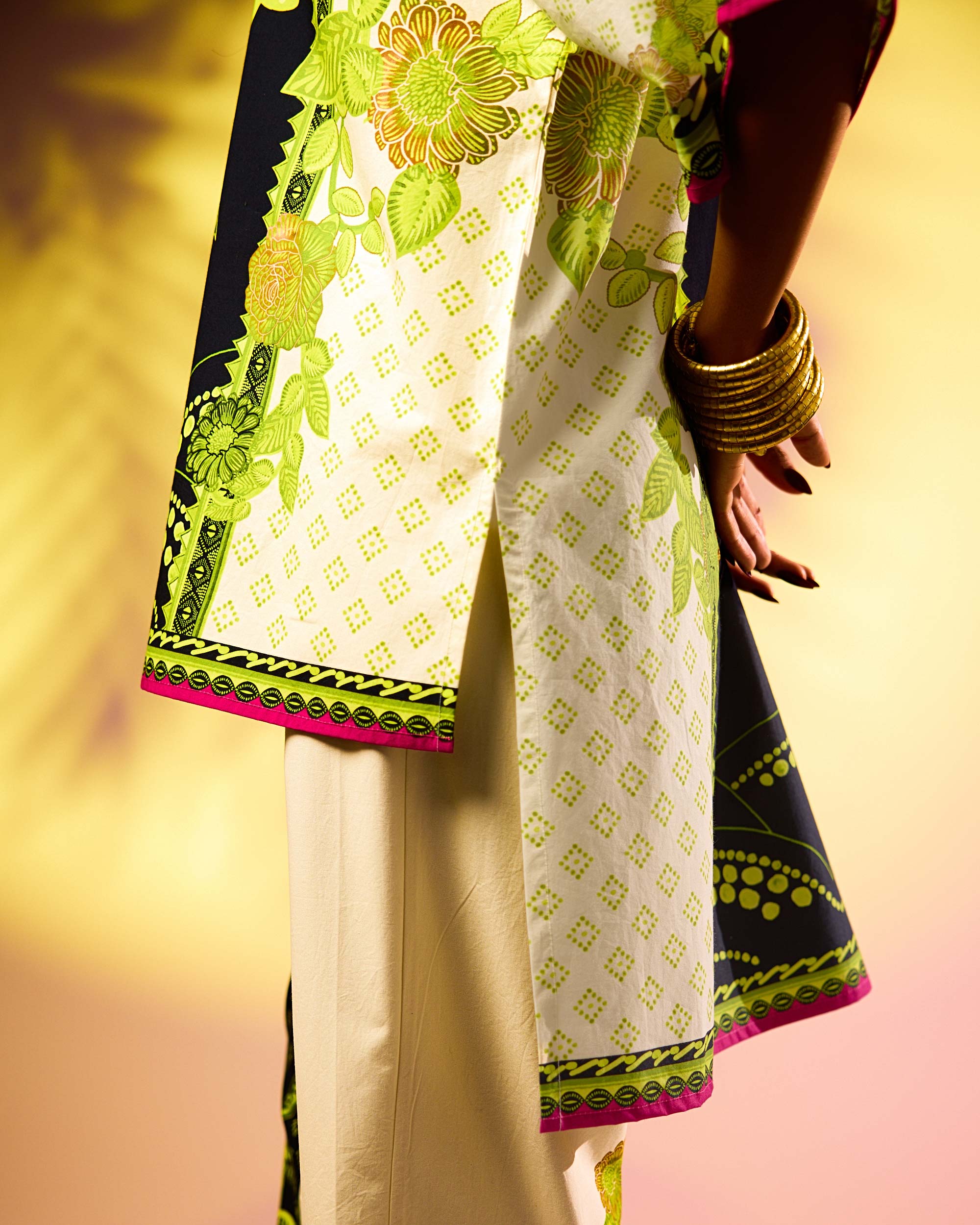 Jamaica : Nadia - Black/Lime