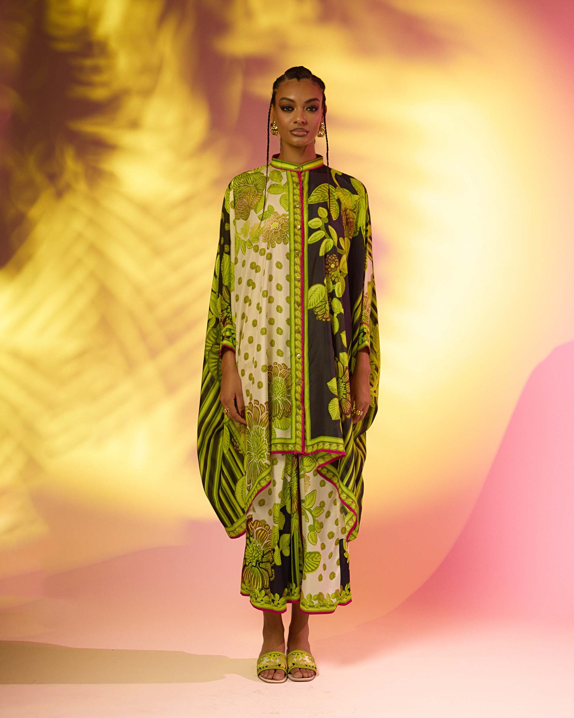 Jamaica : Faiza - Ivory/Lime