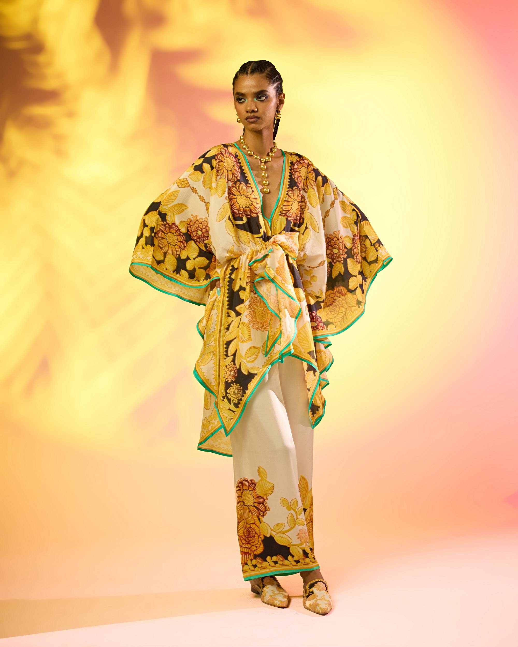 Jamaica : Inayat - Ivory/Yellow