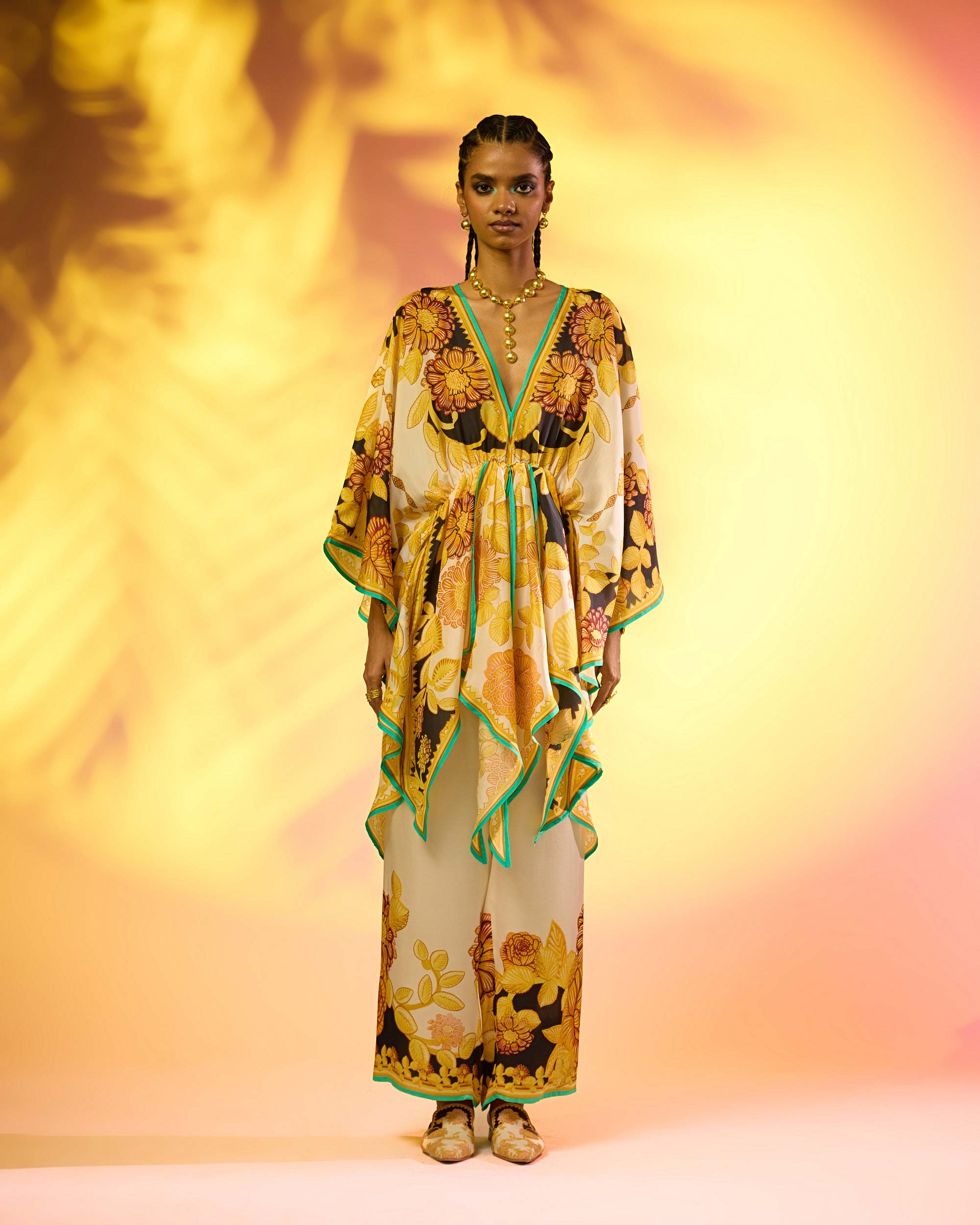 Jamaica : Inayat - Ivory/Yellow