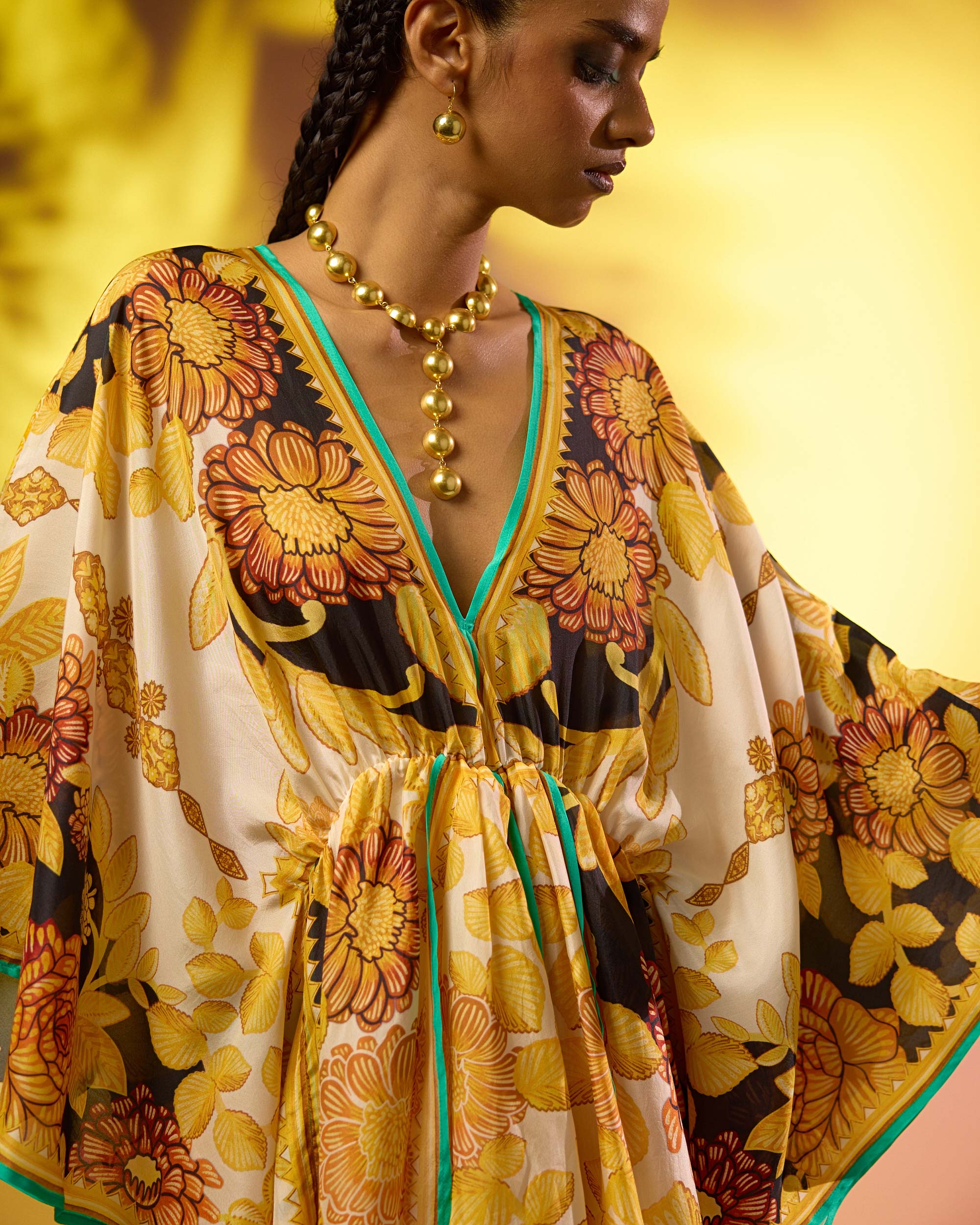 Jamaica : Inayat - Ivory/Yellow