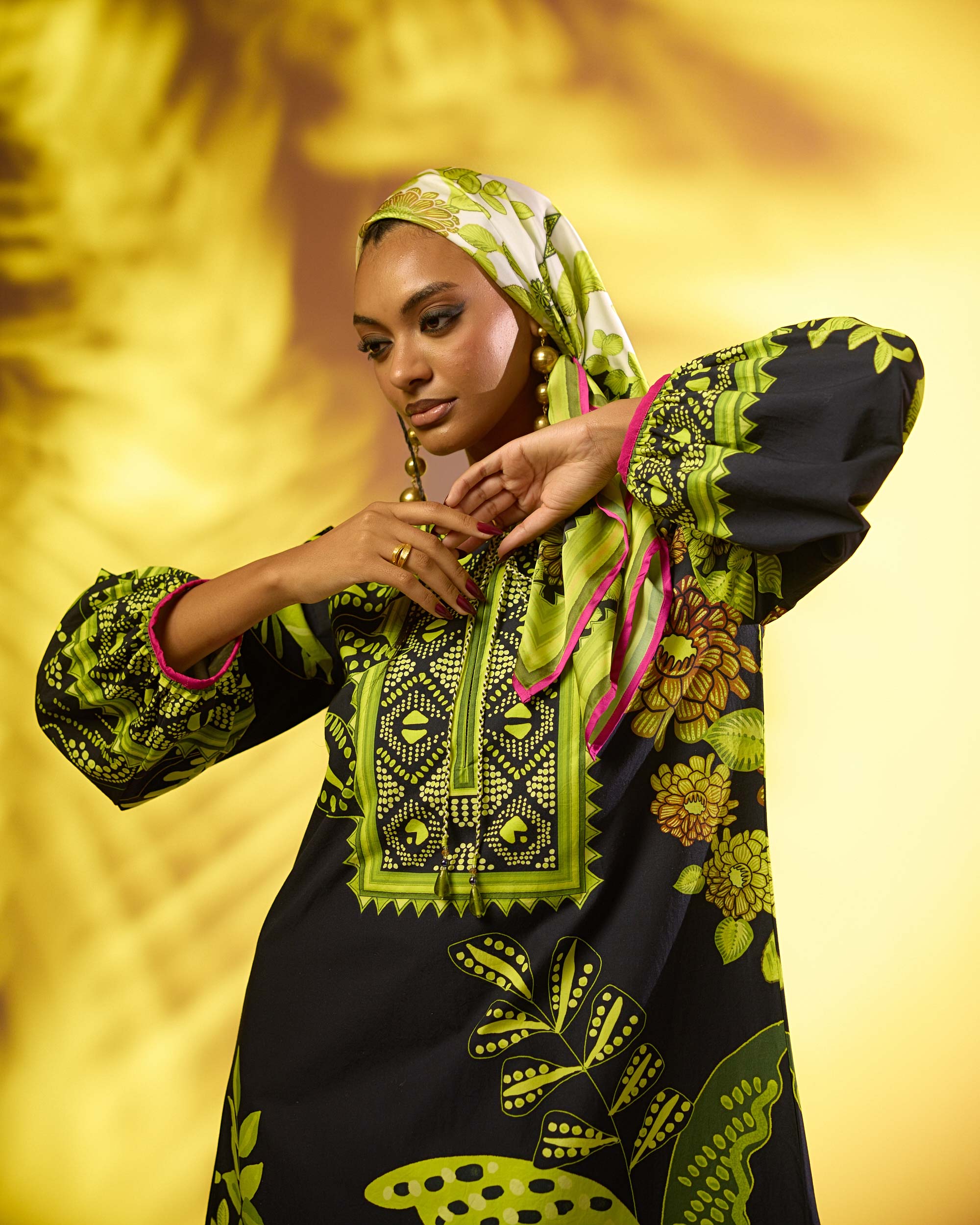 Jamaica : Zarah - Black/Lime