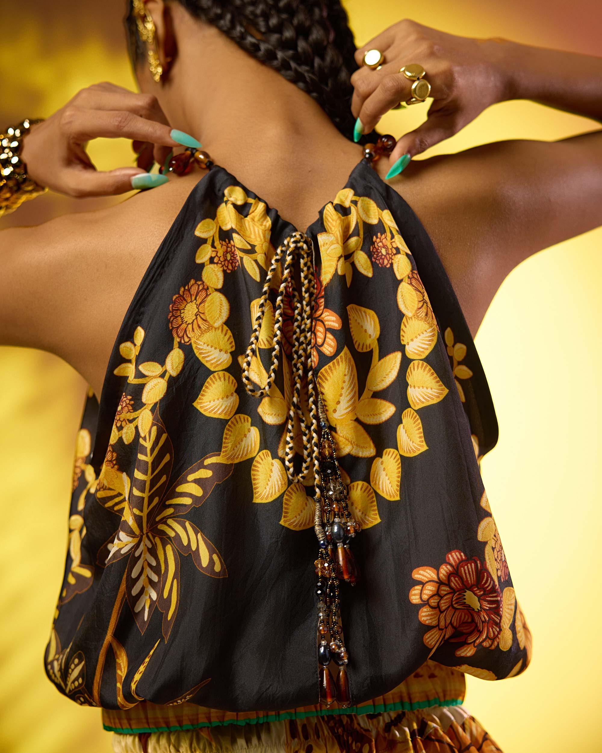 Jamaica : Chandani/Gulbano - Ivory/Yellow