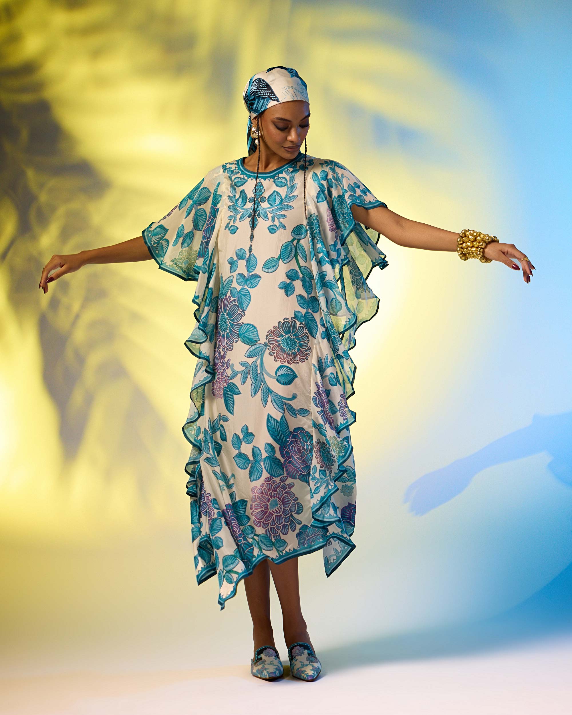 Jamaica : Fazluna - Ivory/Blue