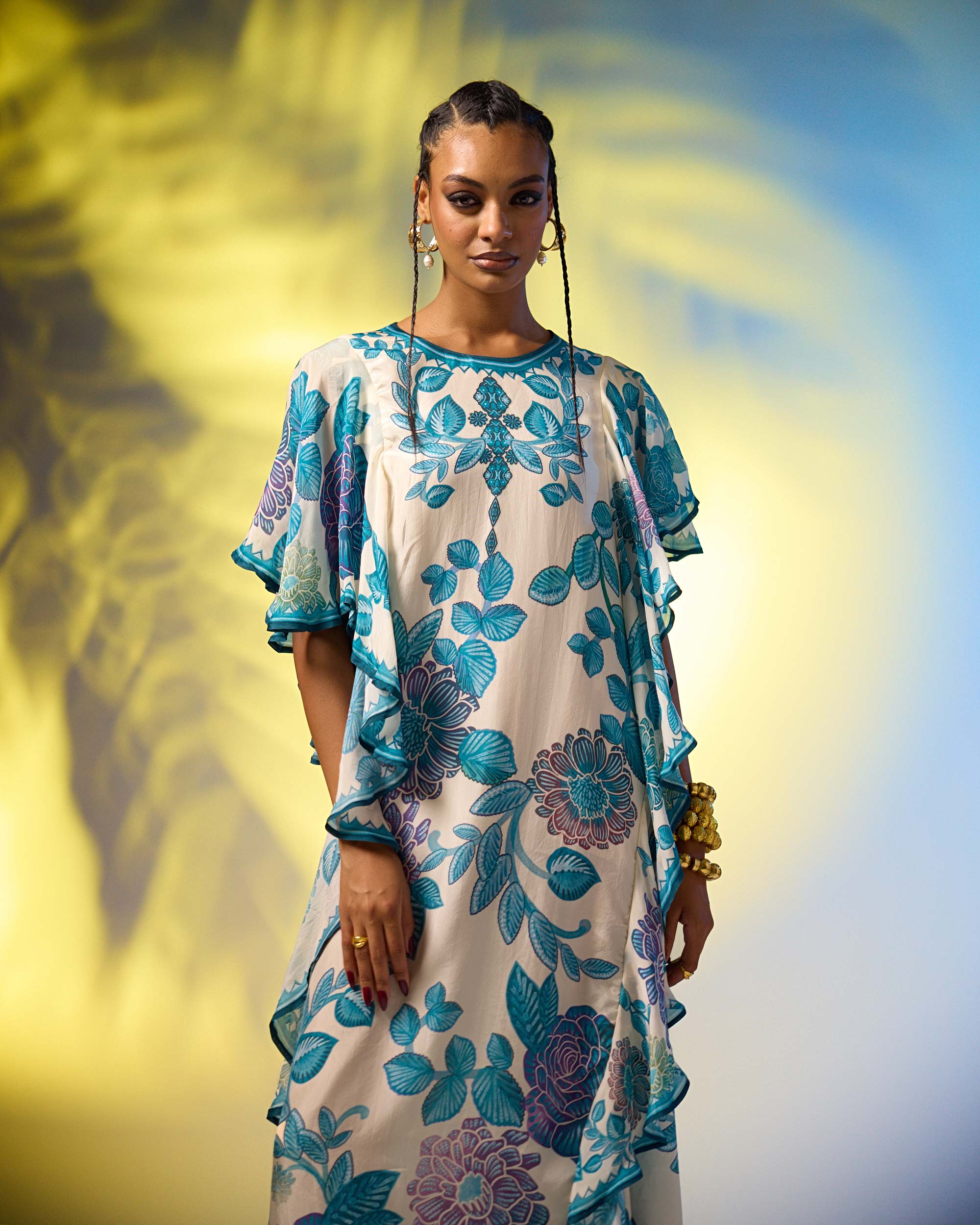 Jamaica : Fazluna - Ivory/Blue