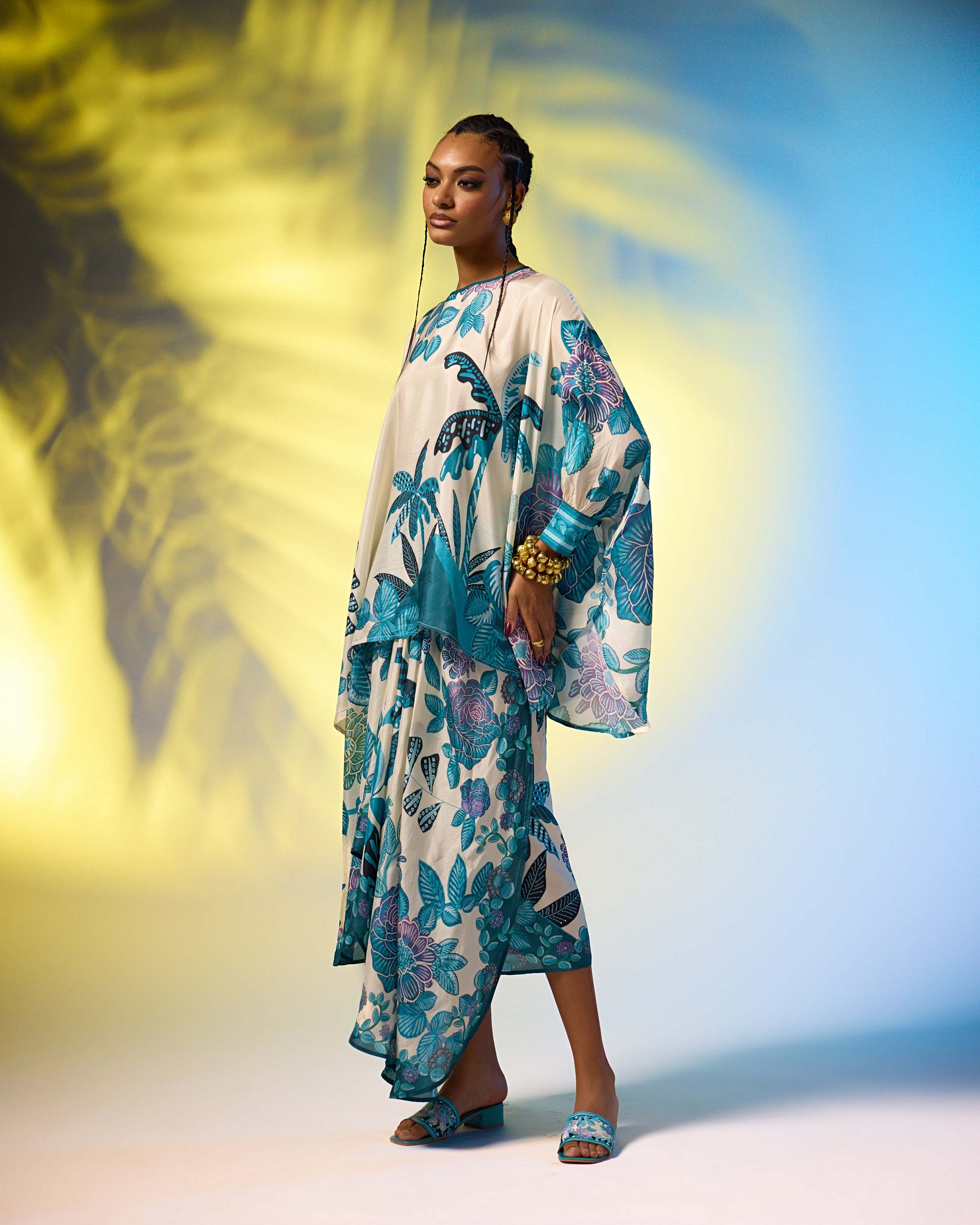 Jamaica : Colette - Ivory/Blue