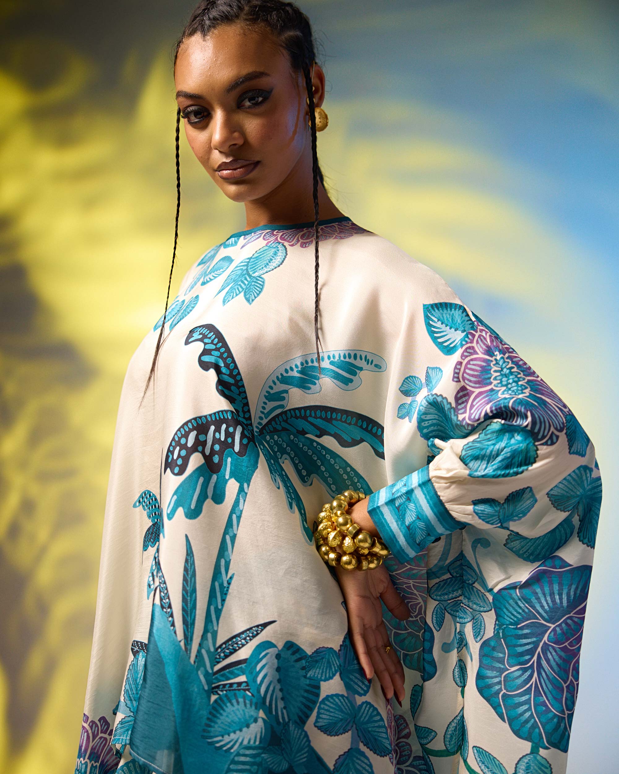 Jamaica : Colette - Ivory/Blue