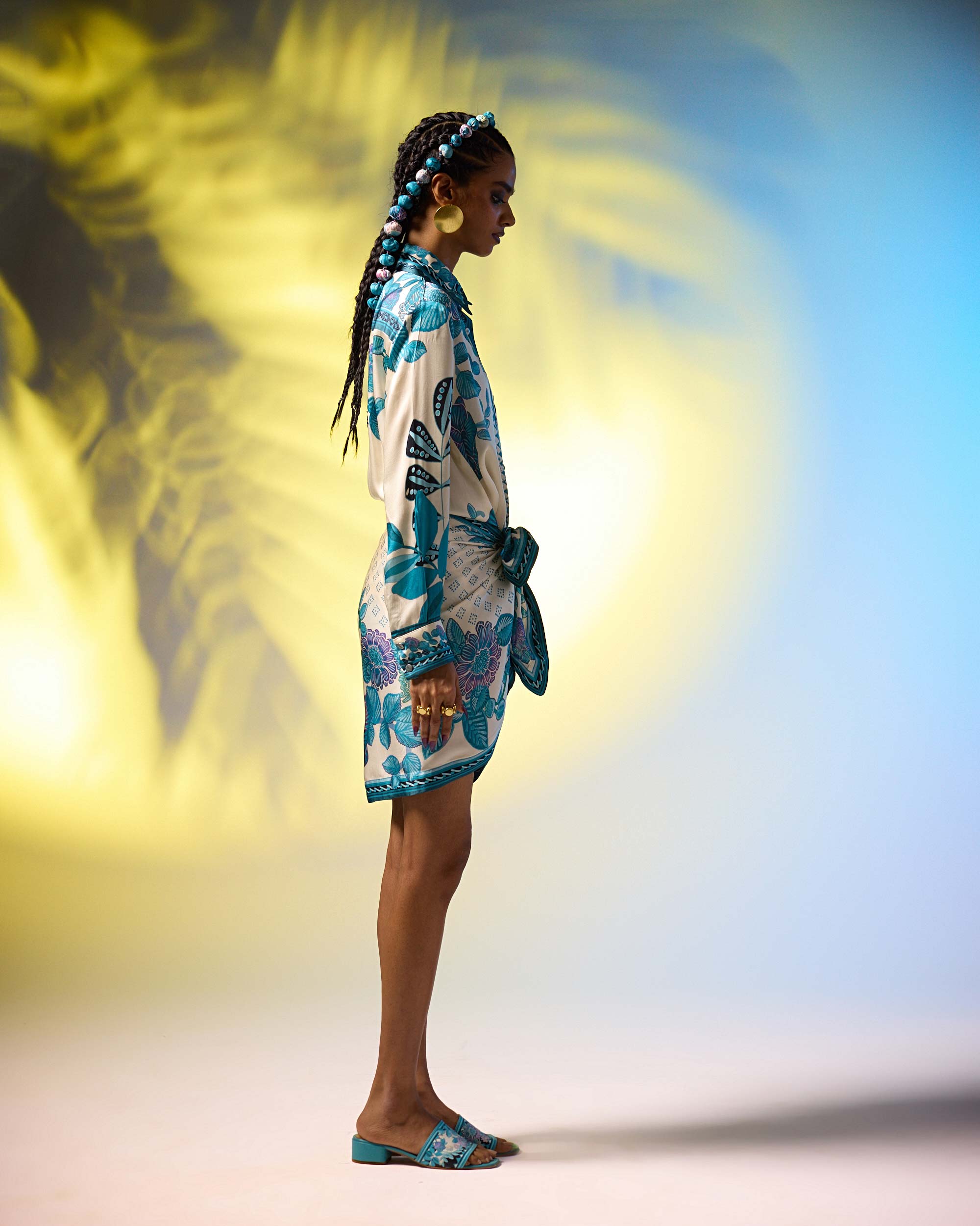Jamaica : Alvita - Ivory/Blue