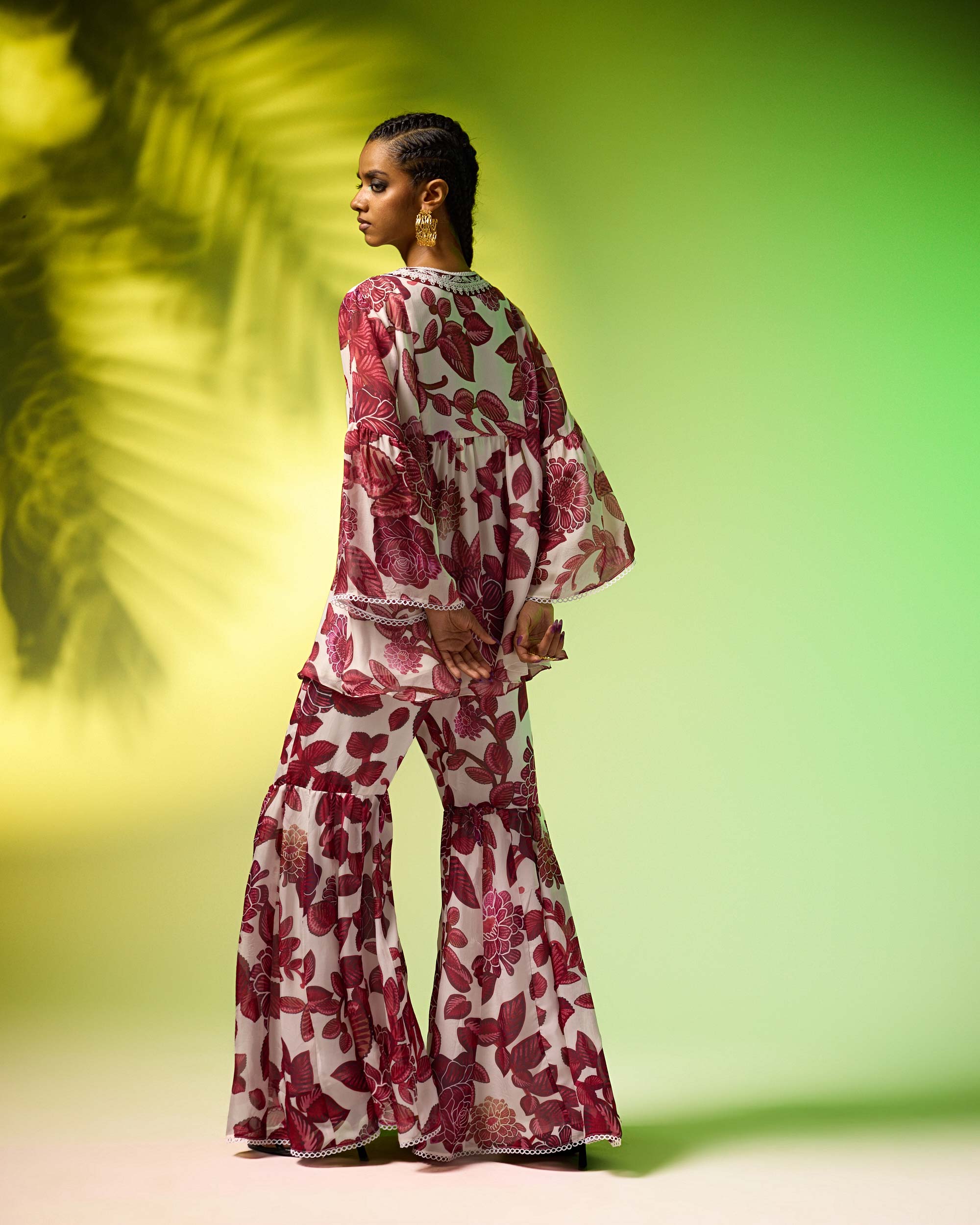 Jamaica : Pankti/Gharara - Burgundy