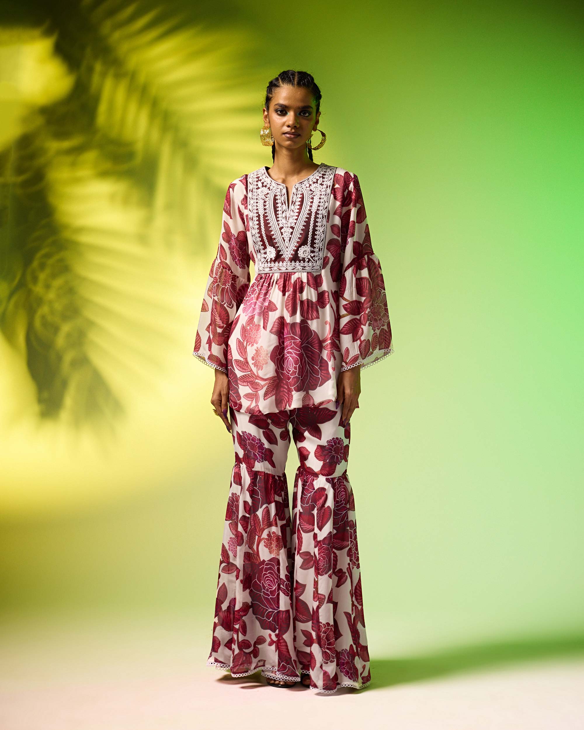 Jamaica : Pankti/Gharara - Burgundy