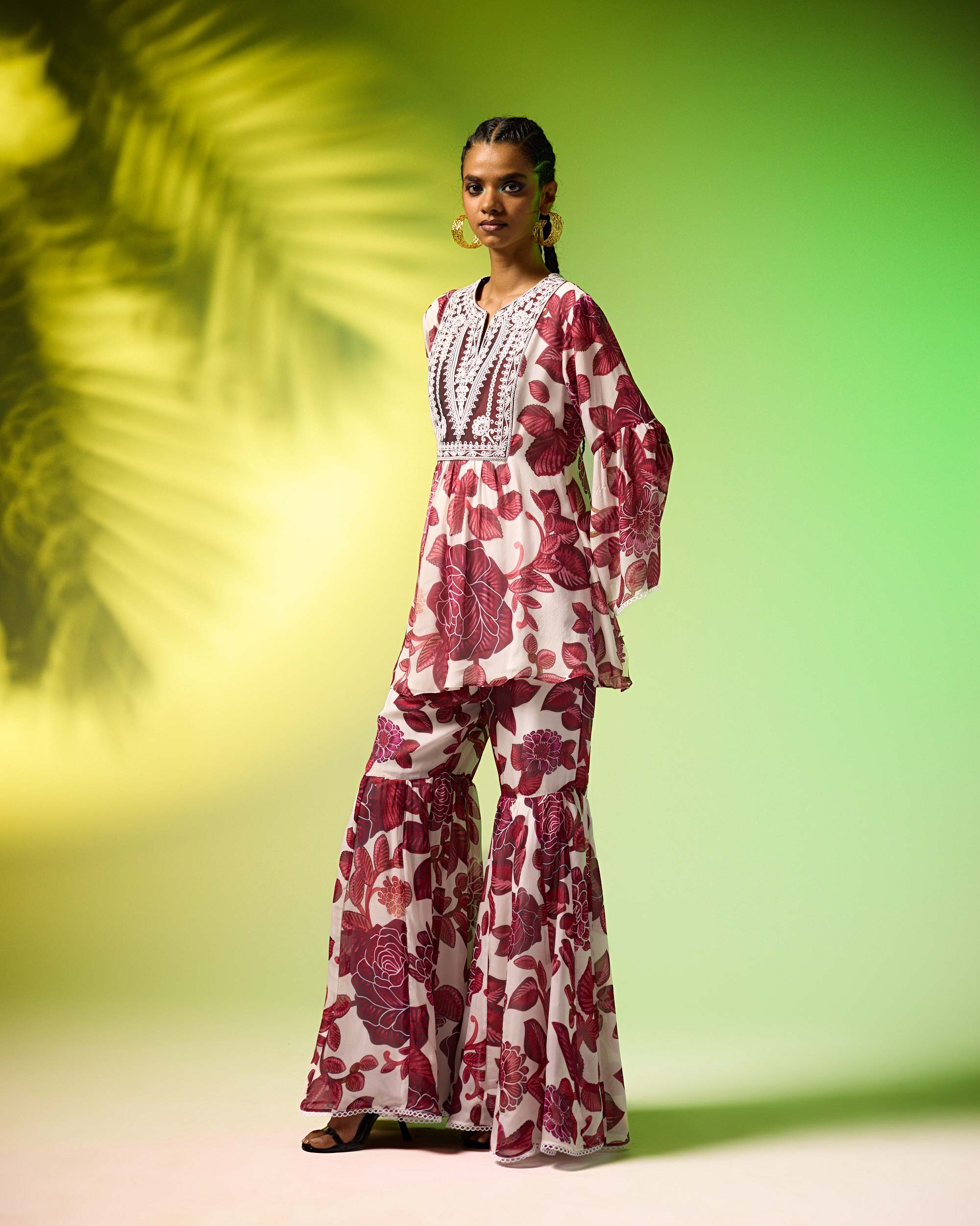 Jamaica : Pankti/Gharara - Burgundy