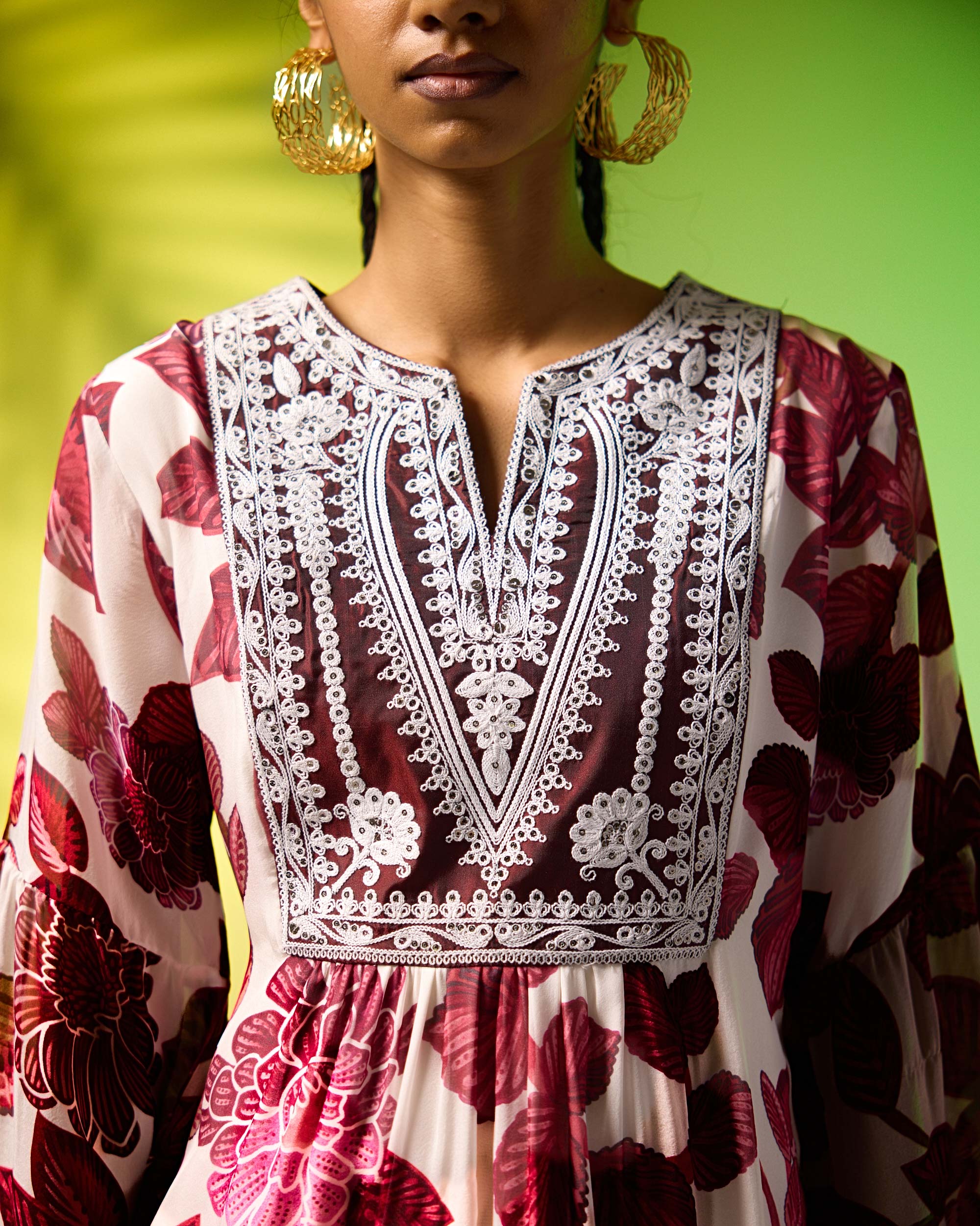 Jamaica : Pankti/Gharara - Burgundy