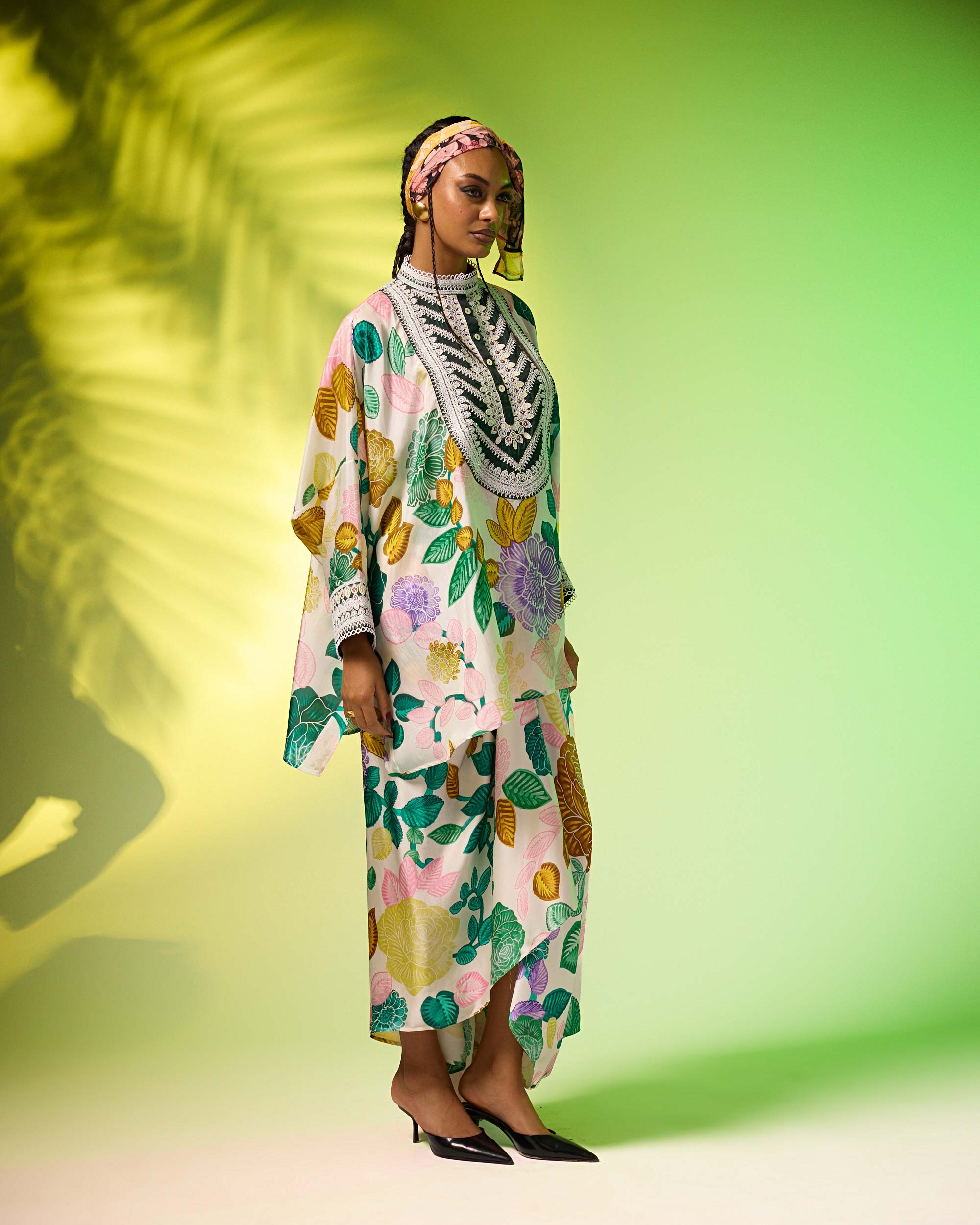 Jamaica : Insha - Emerald/Blush