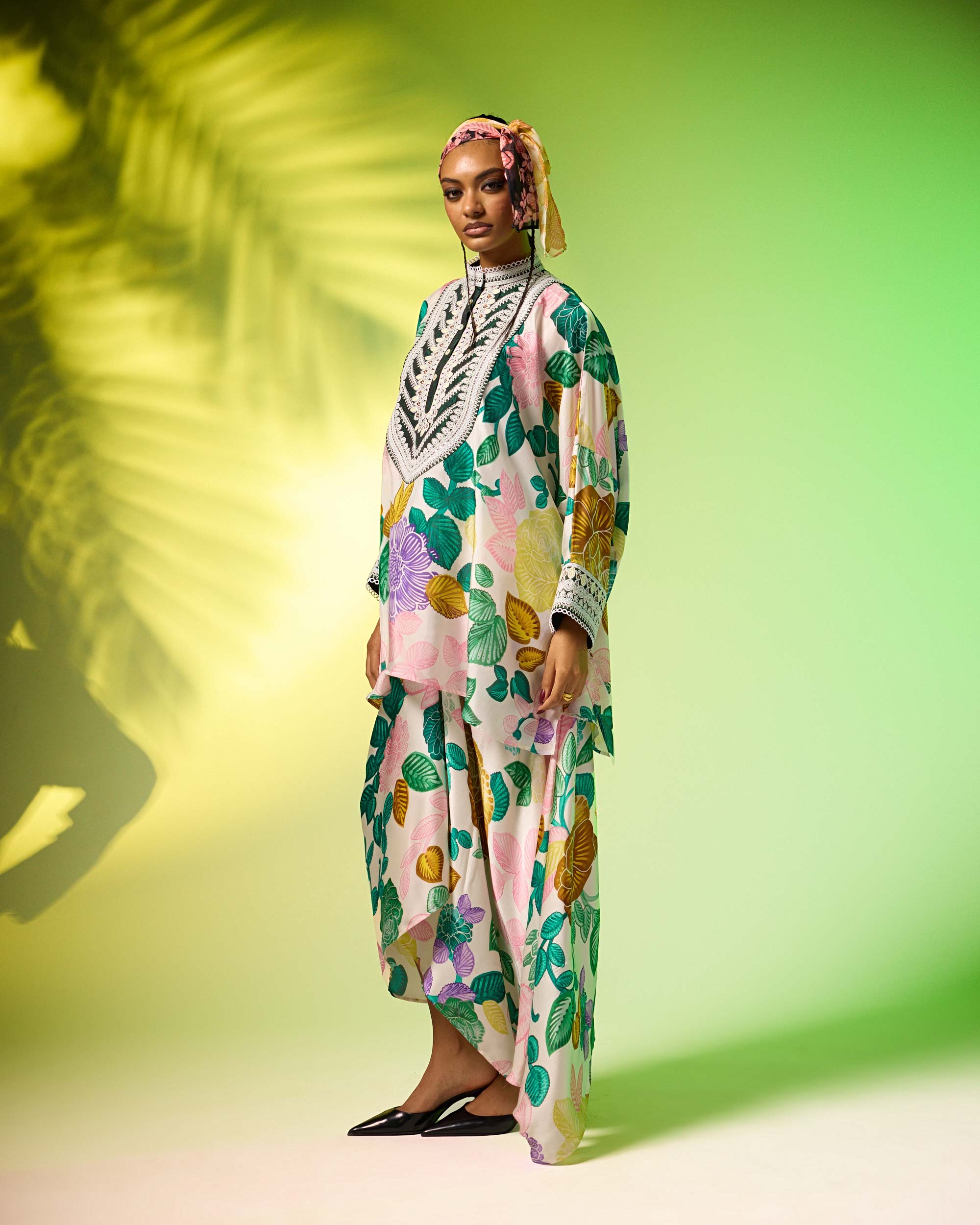 Jamaica : Insha - Emerald/Blush