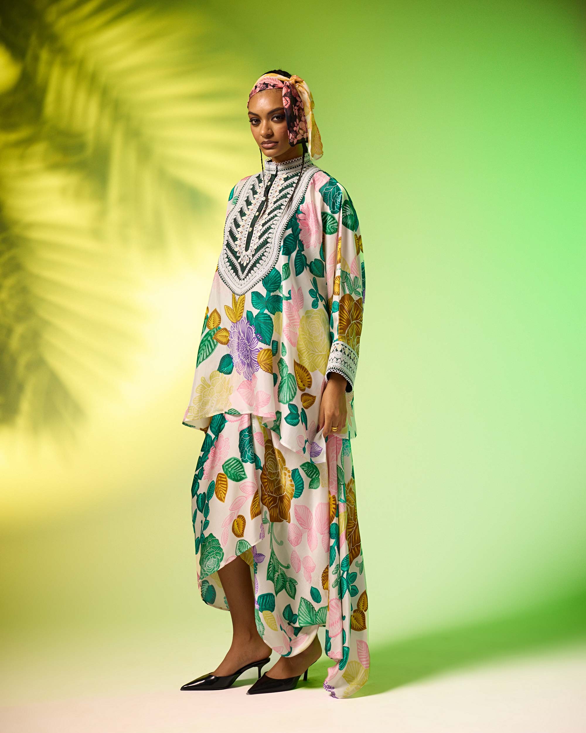 Jamaica : Insha - Emerald/Blush