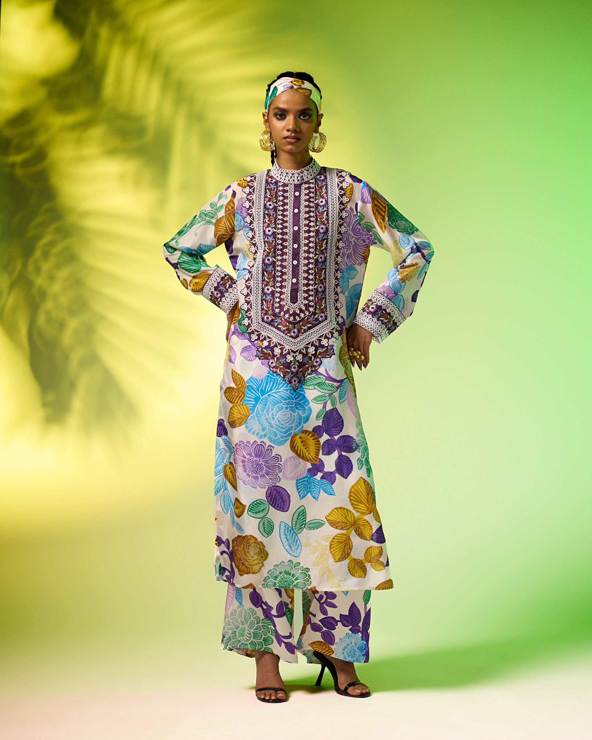 Jamaica : Ramin - Aqua/Lilac