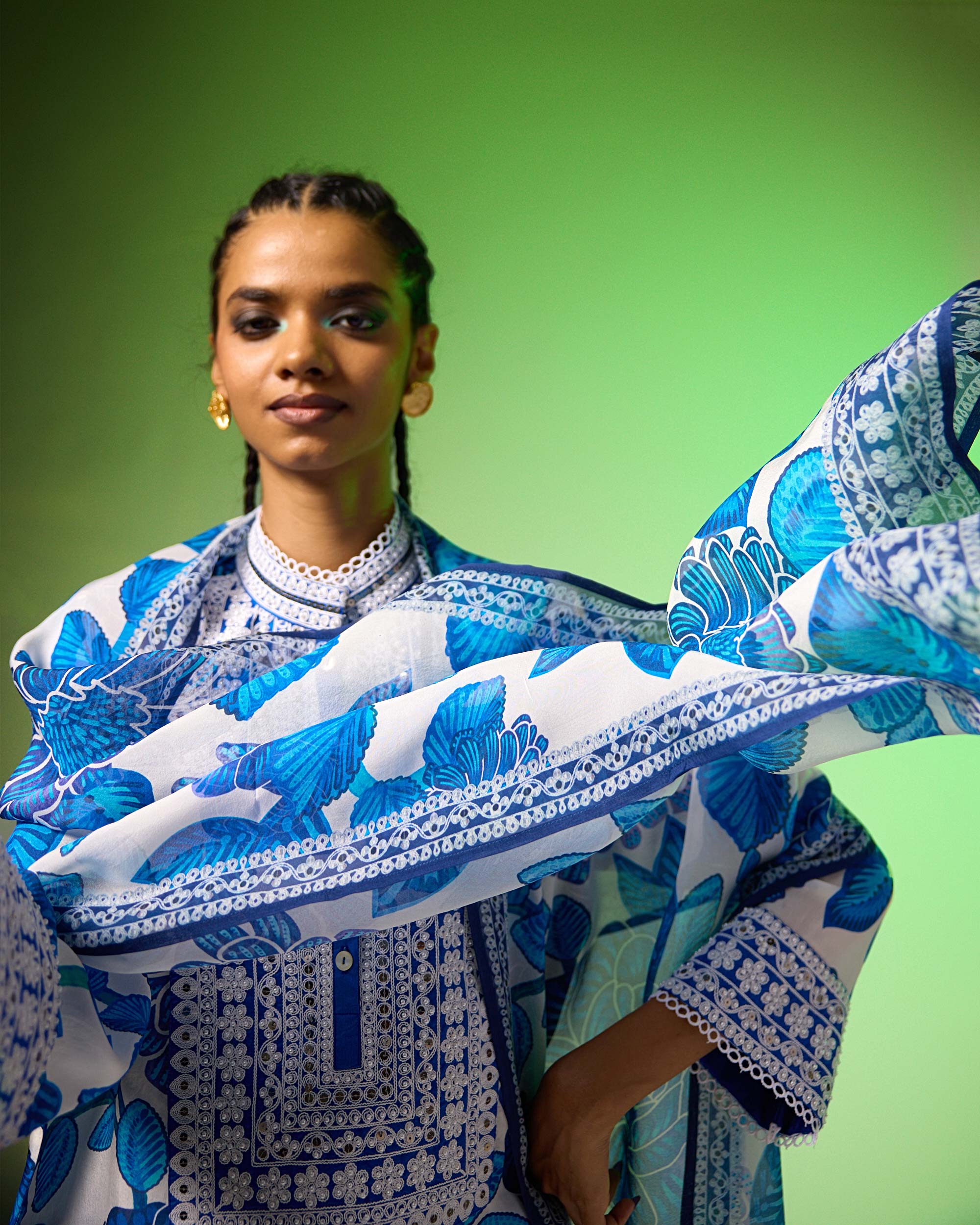 Jamaica : Reza - White/Blue