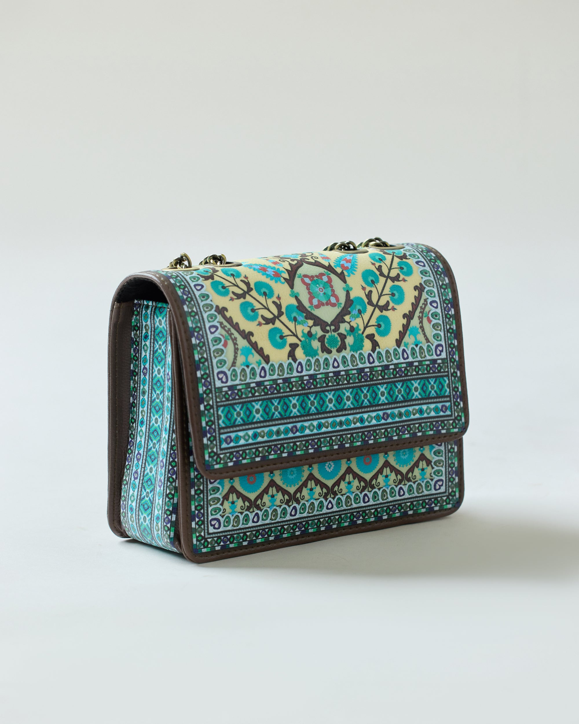 Bukhara - Clutch : Lemon/Turquoise