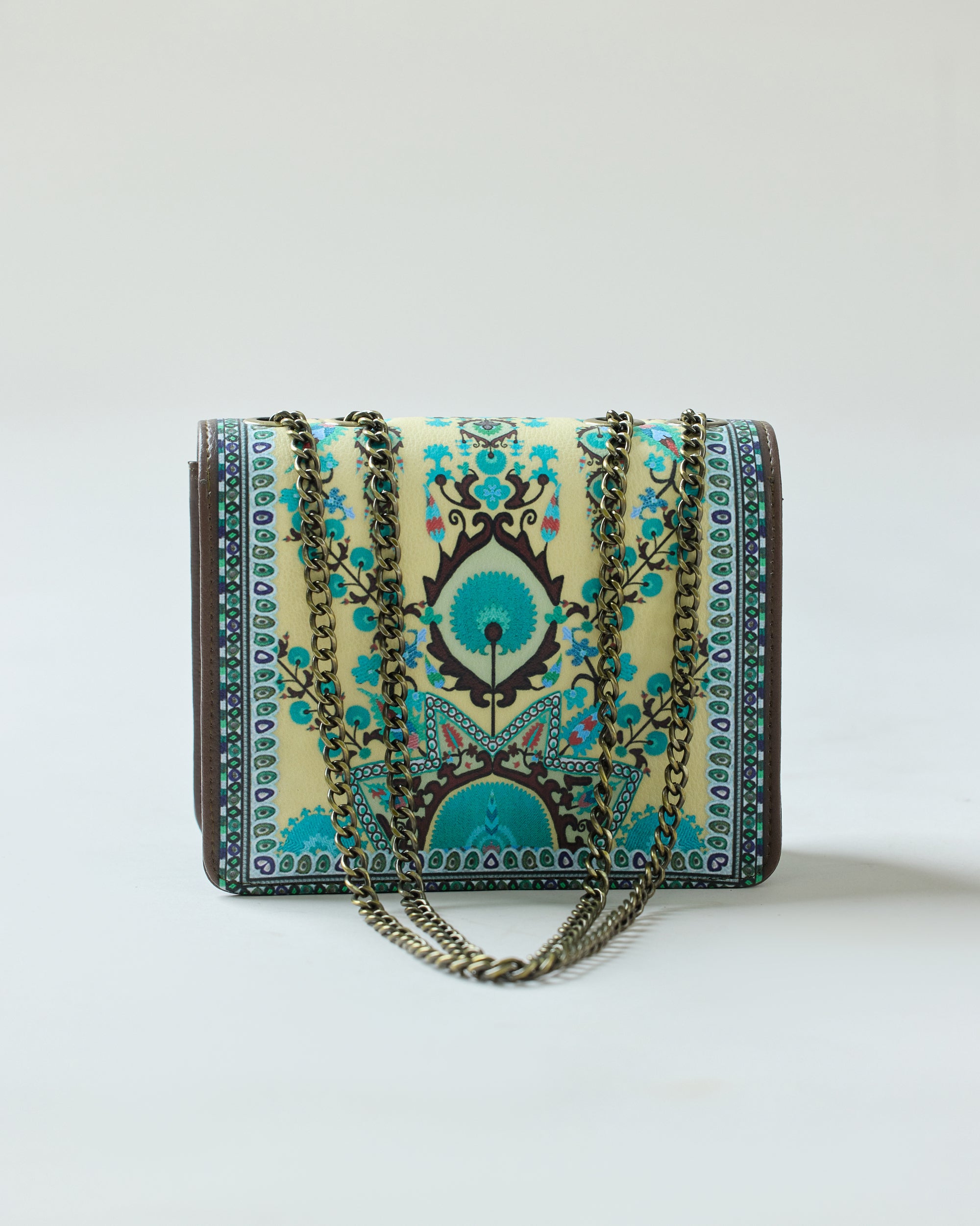 Bukhara - Clutch : Lemon/Turquoise