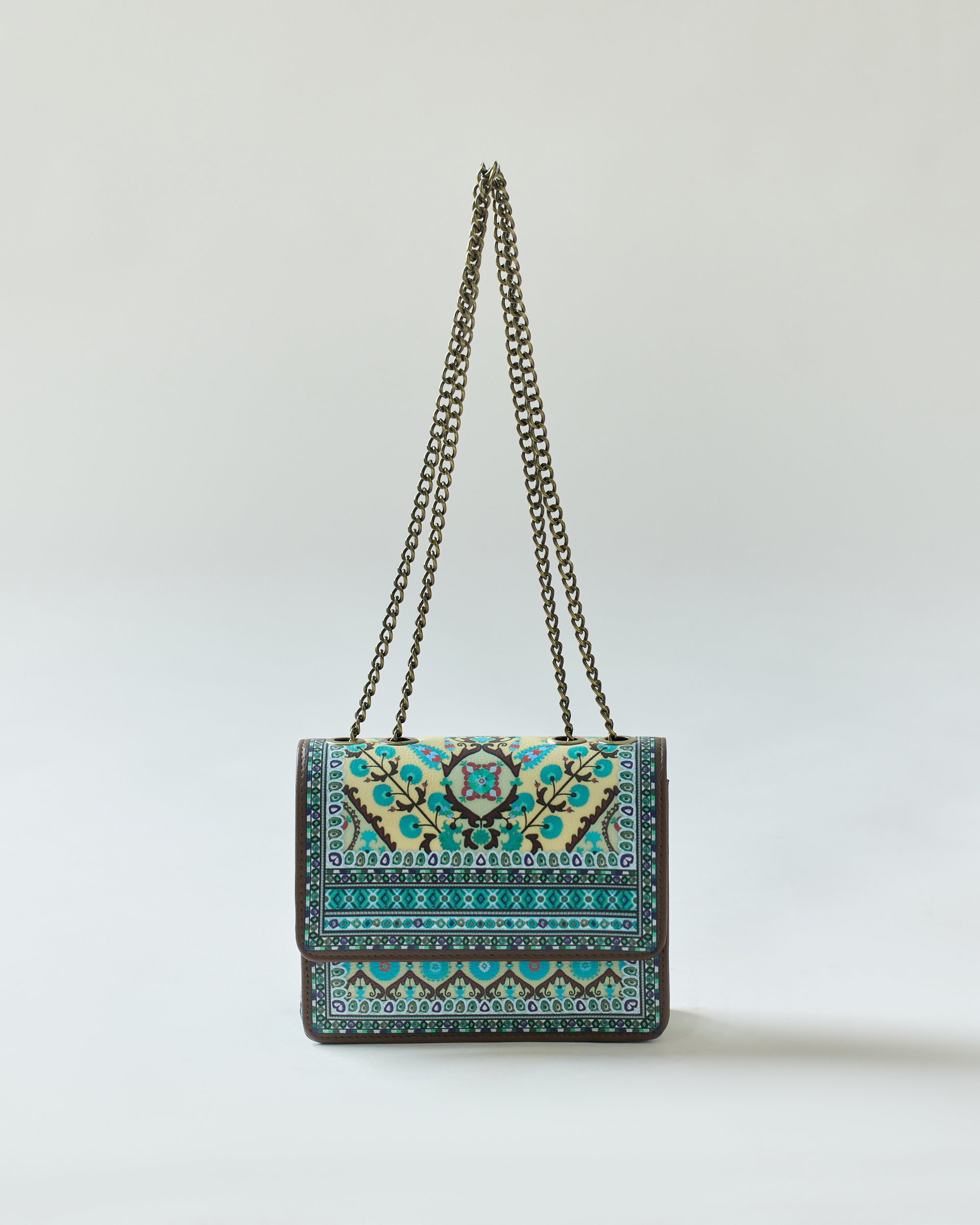 Bukhara - Clutch : Lemon/Turquoise