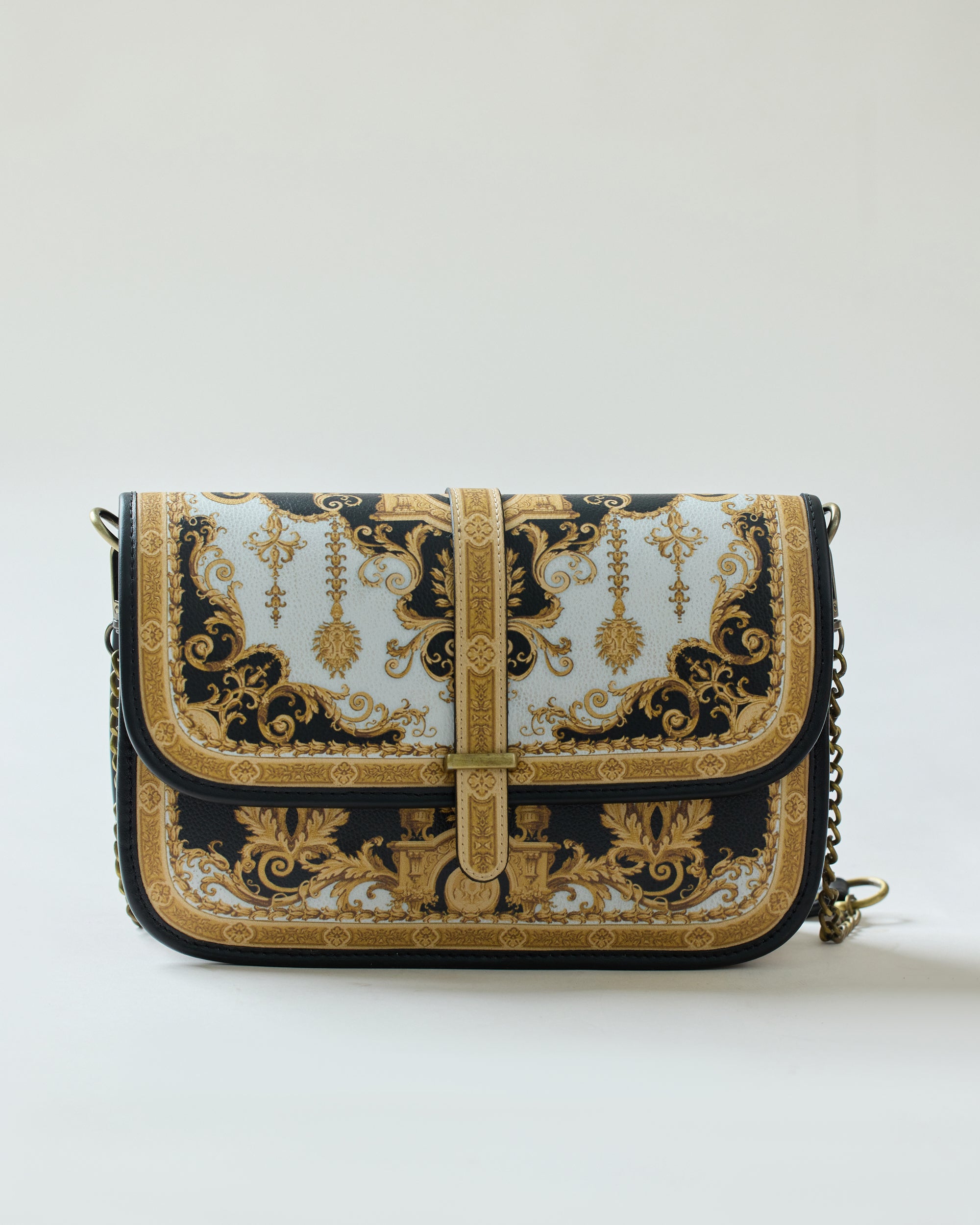 Rome - Satchel : Black/Gold