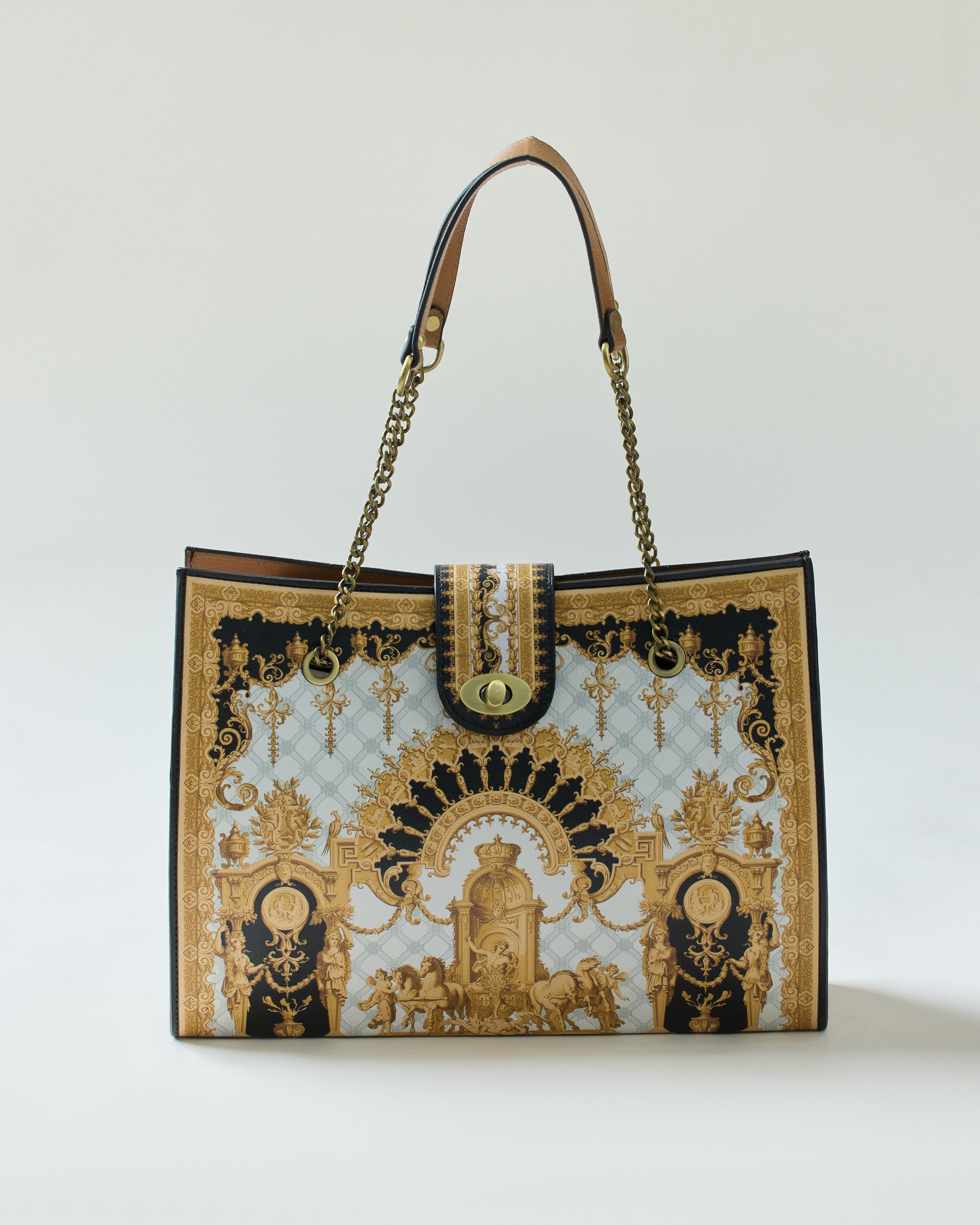 Rome - Tote : Black/Gold