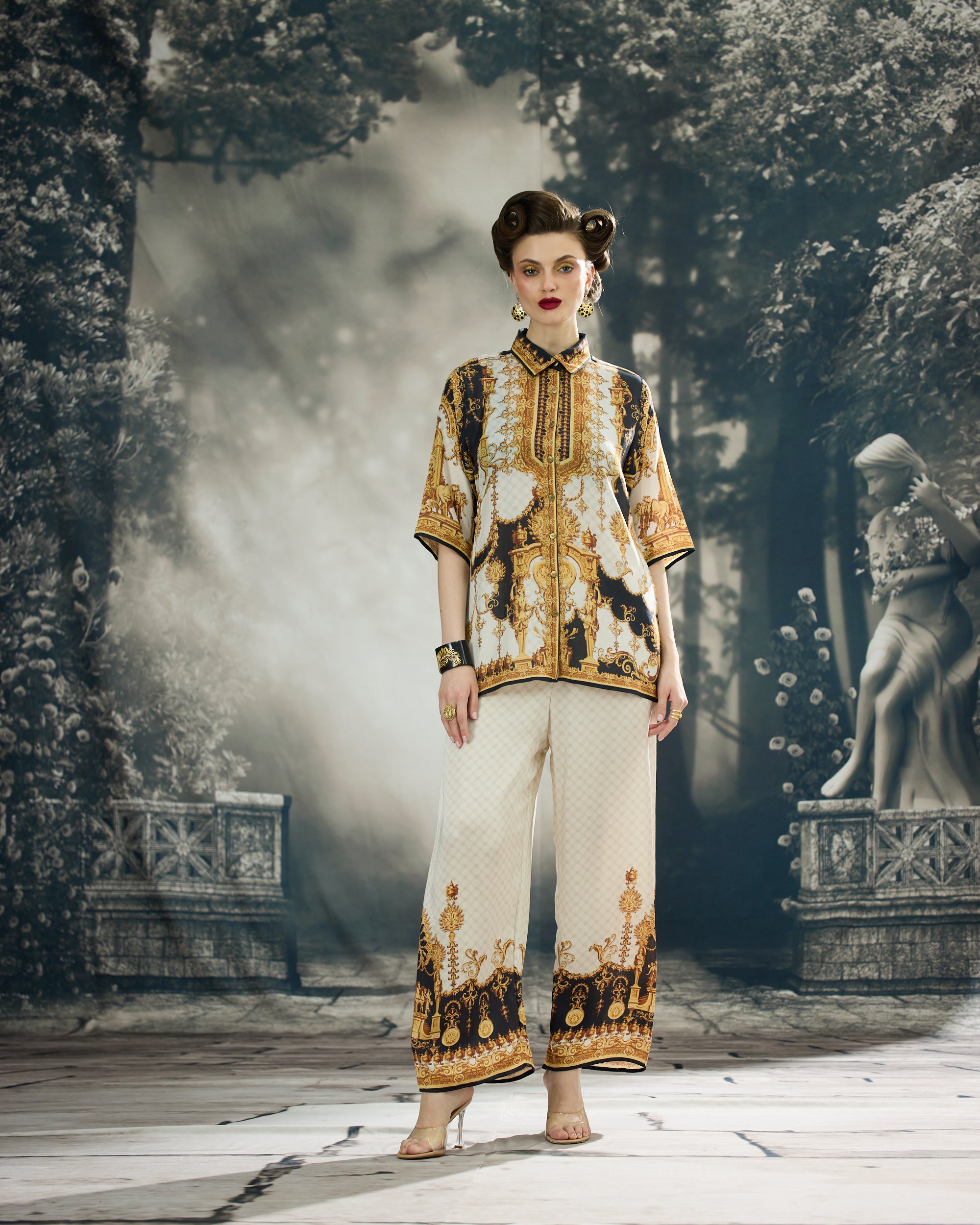 Rome : Maizah - Black/Gold
