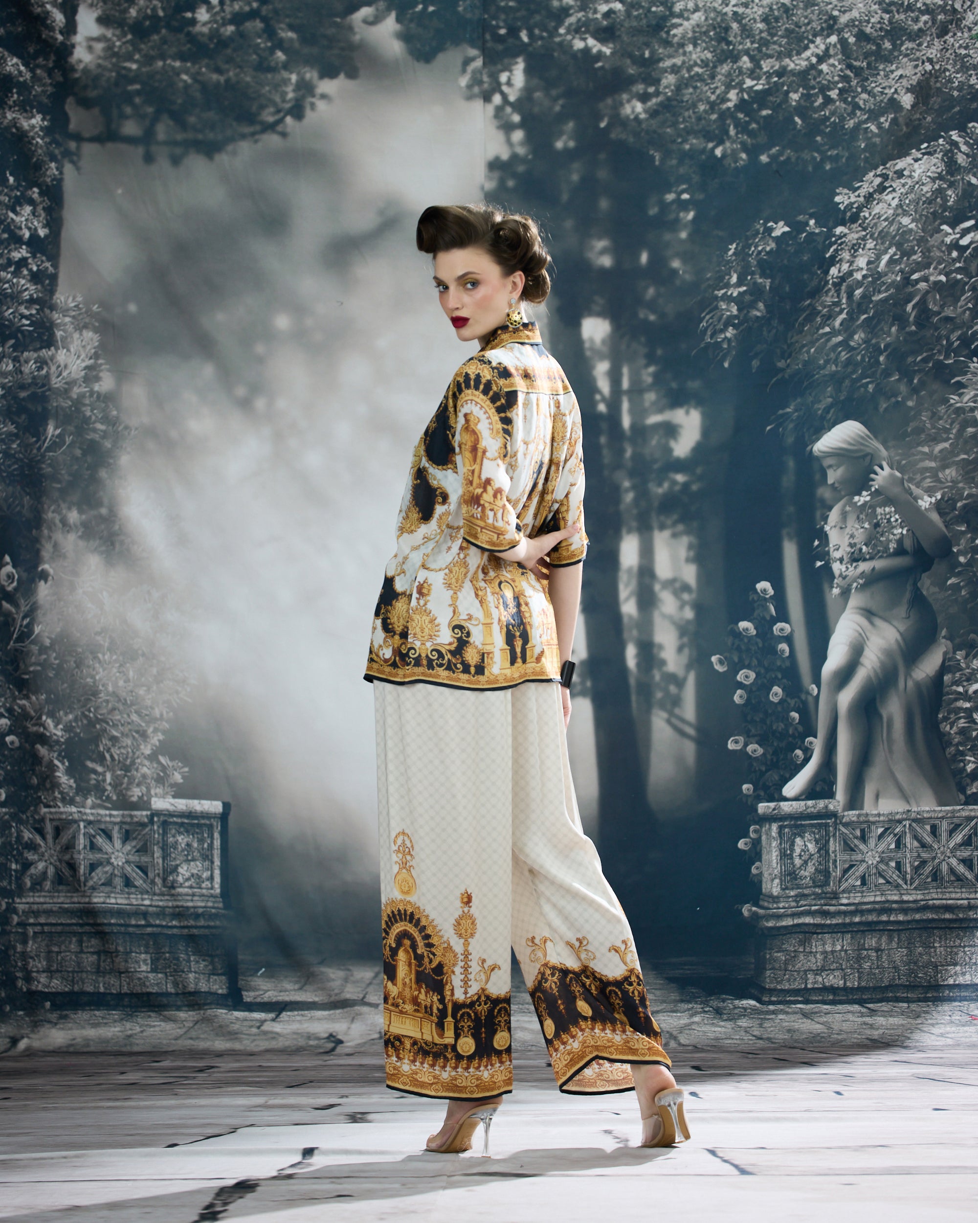 Rome : Maizah - Black/Gold