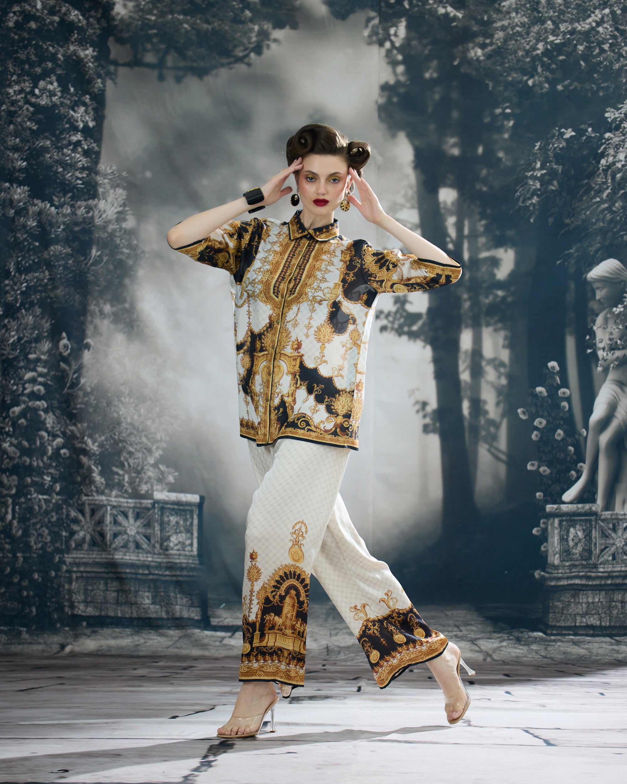Rome : Maizah - Black/Gold