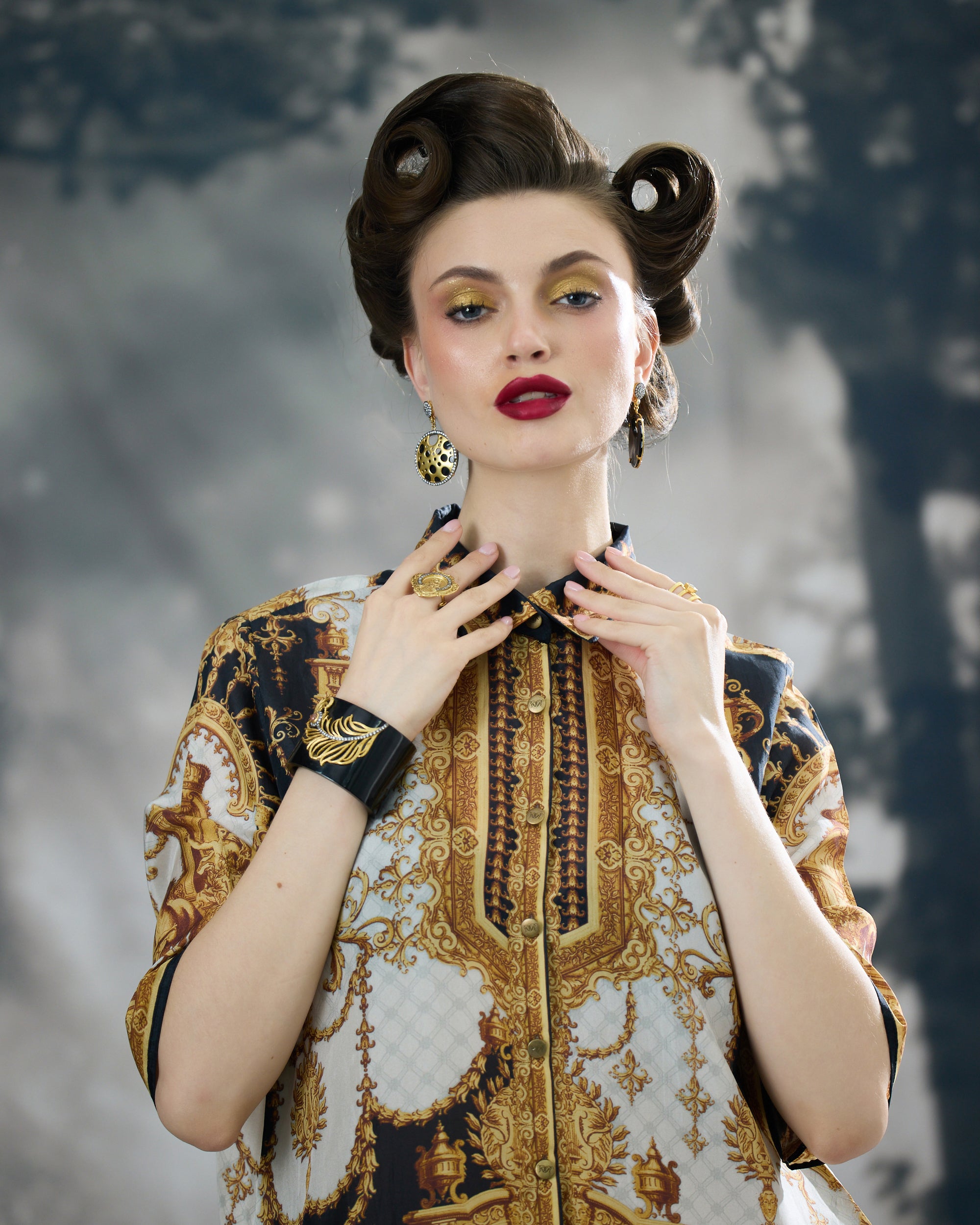 Rome : Maizah - Black/Gold