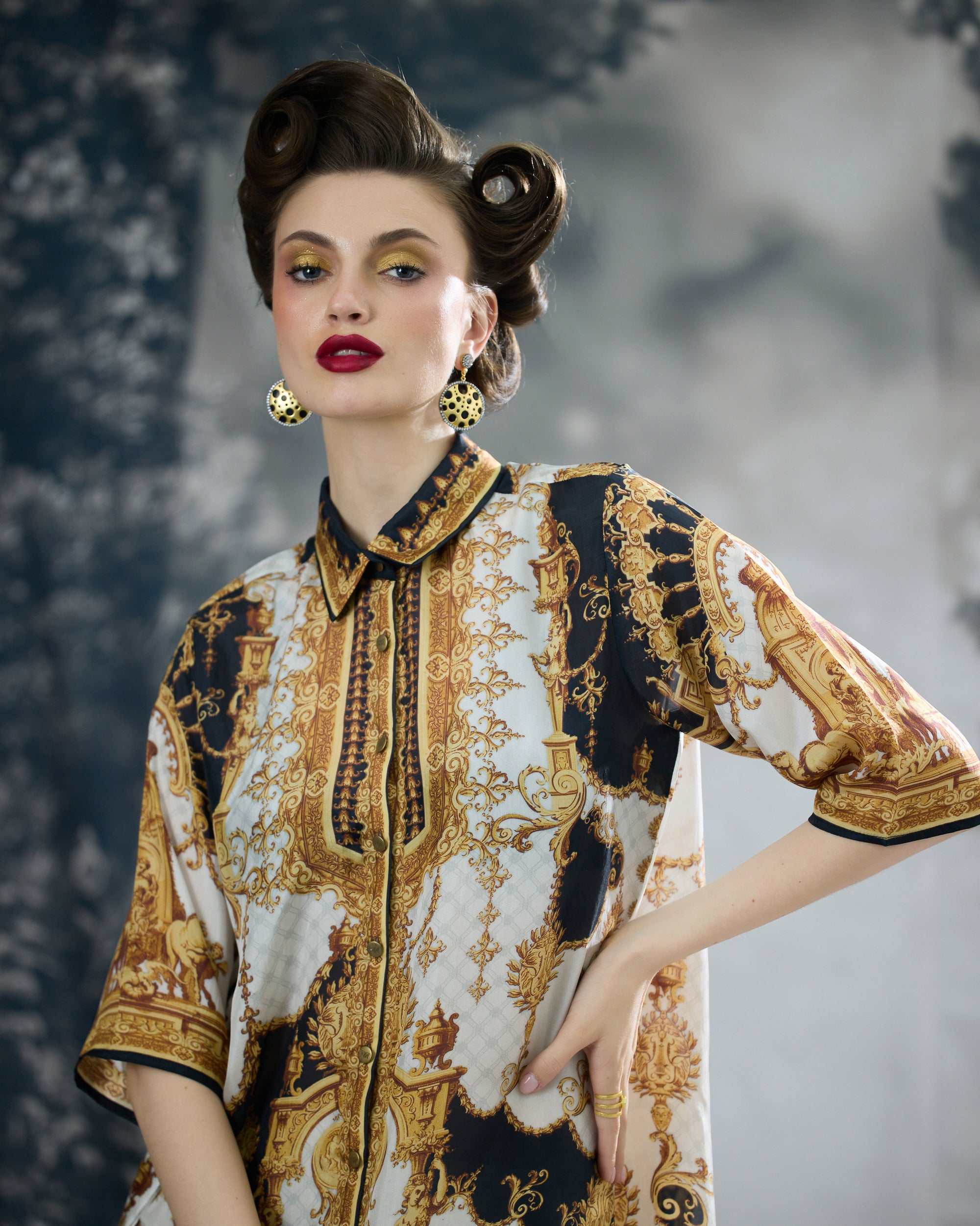 Rome : Maizah - Black/Gold
