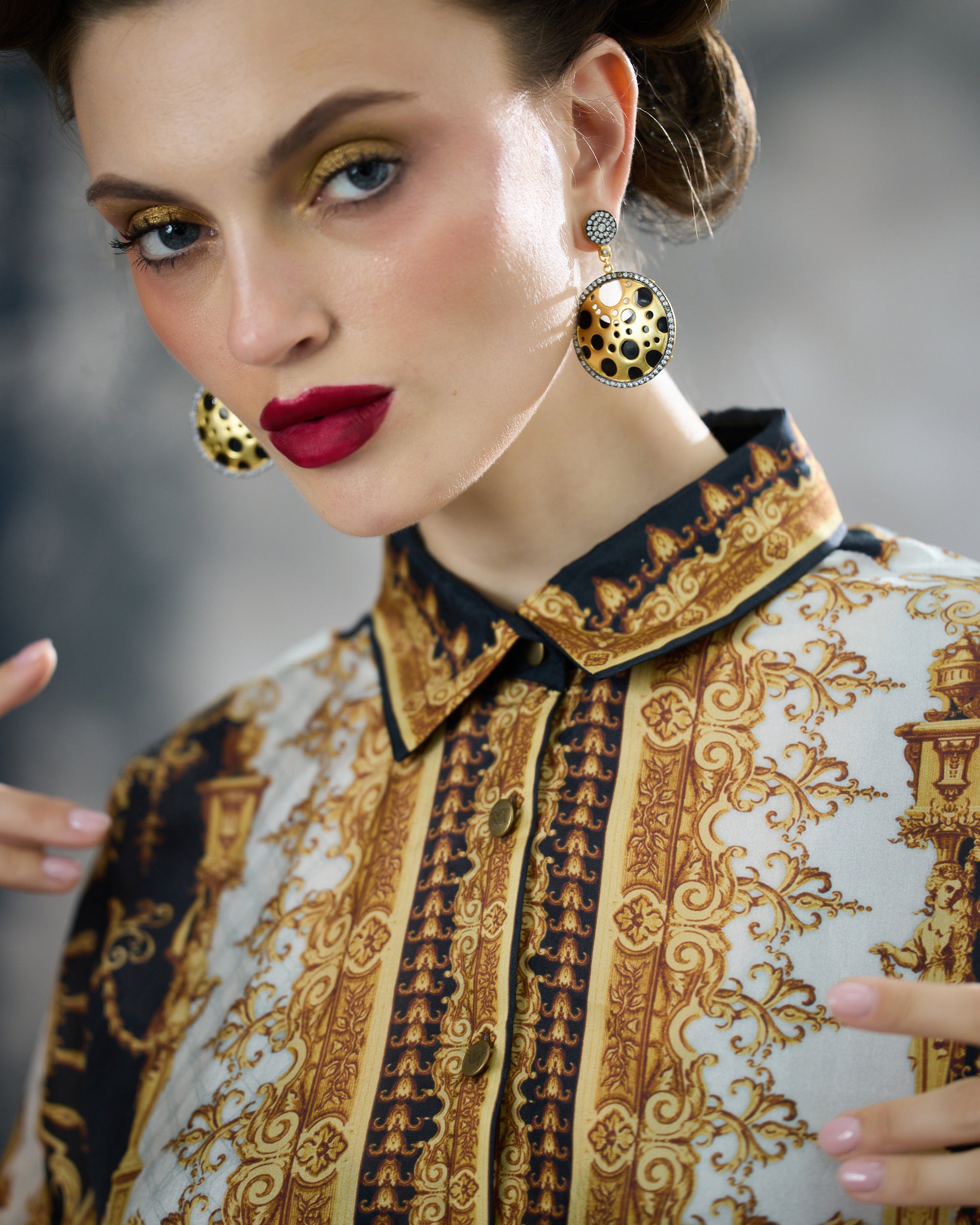 Rome : Maizah - Black/Gold