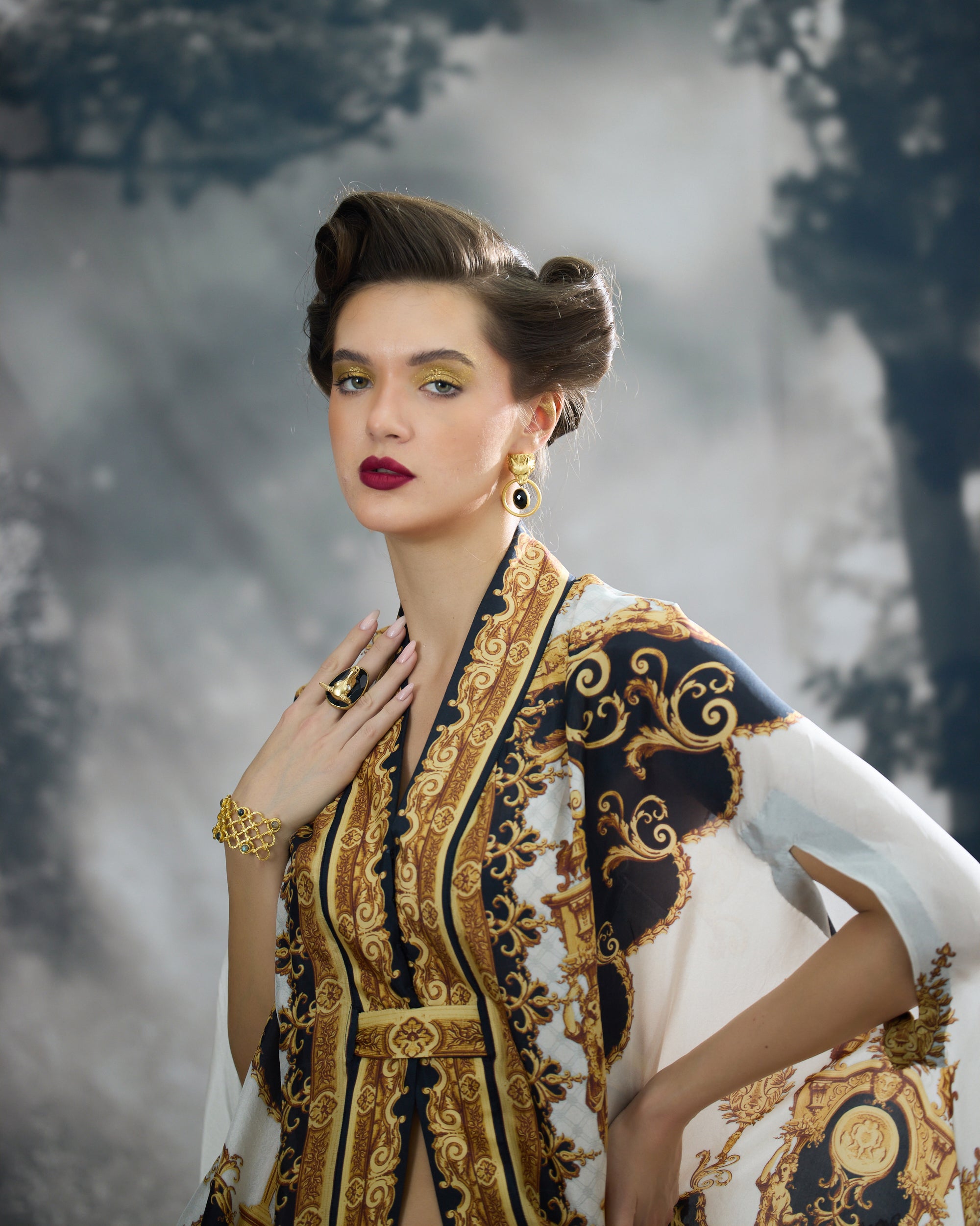 Rome : Chloe - Black/Gold