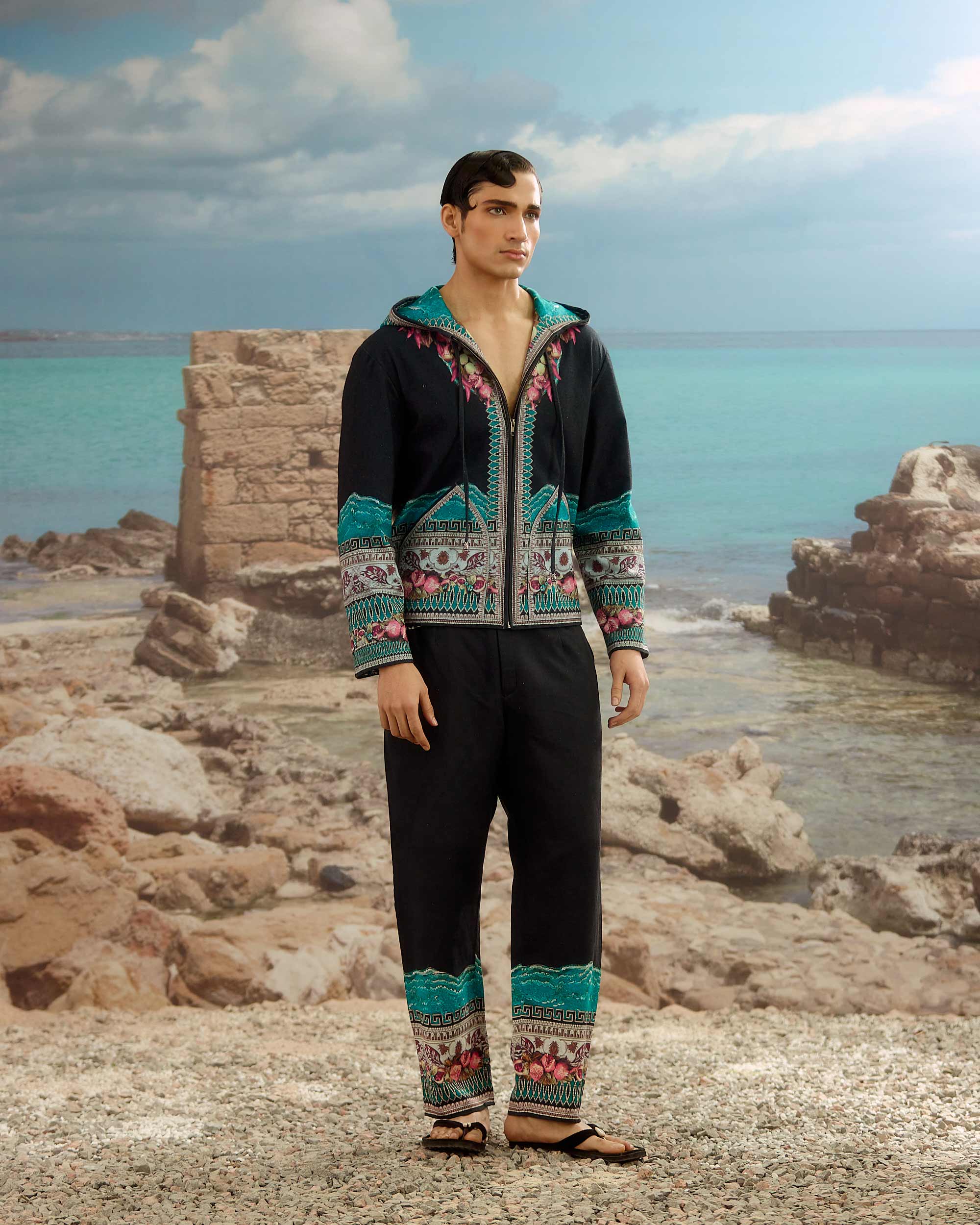 Orvieto : Jacob - Teal/Black