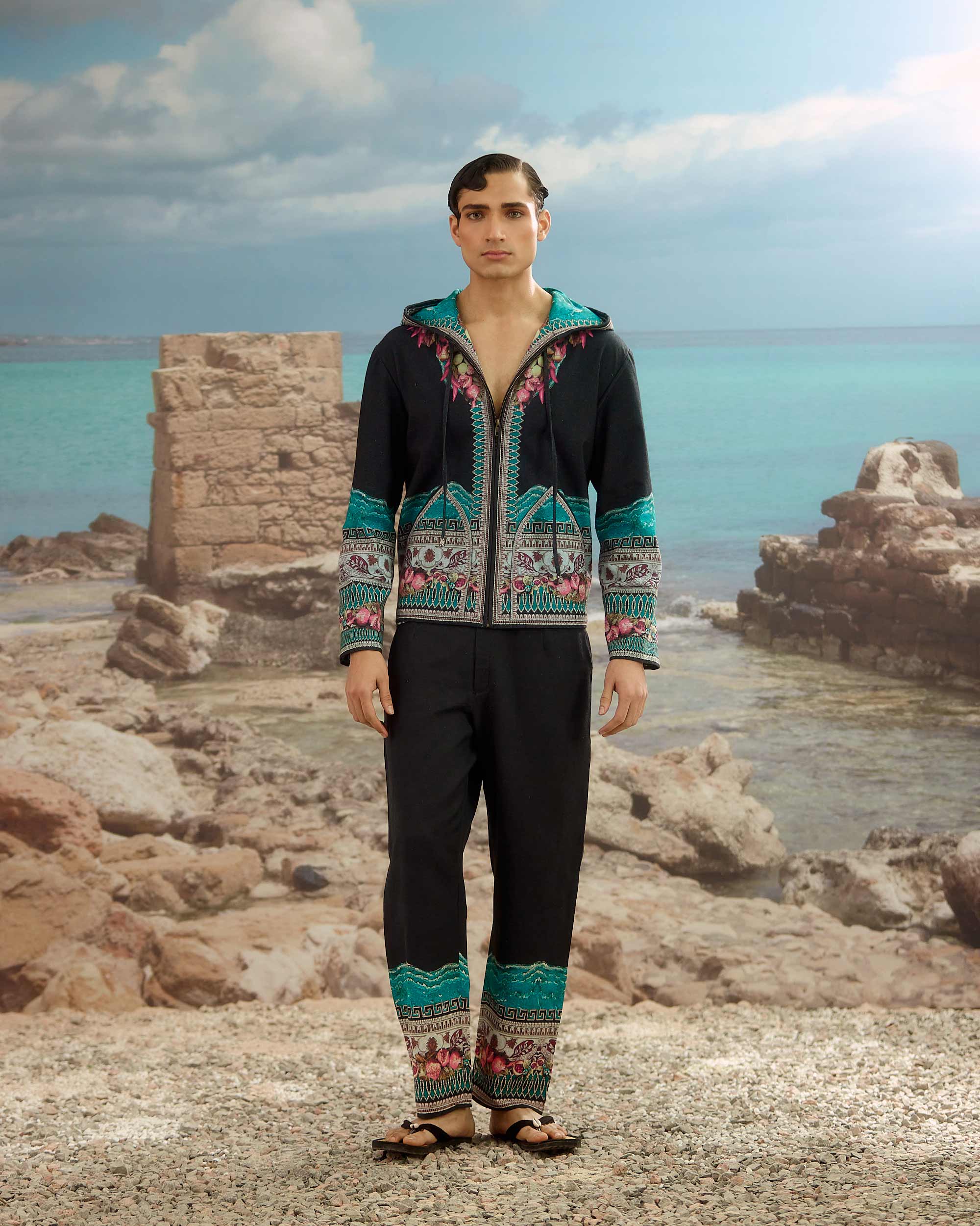 Orvieto : Jacob - Teal/Black