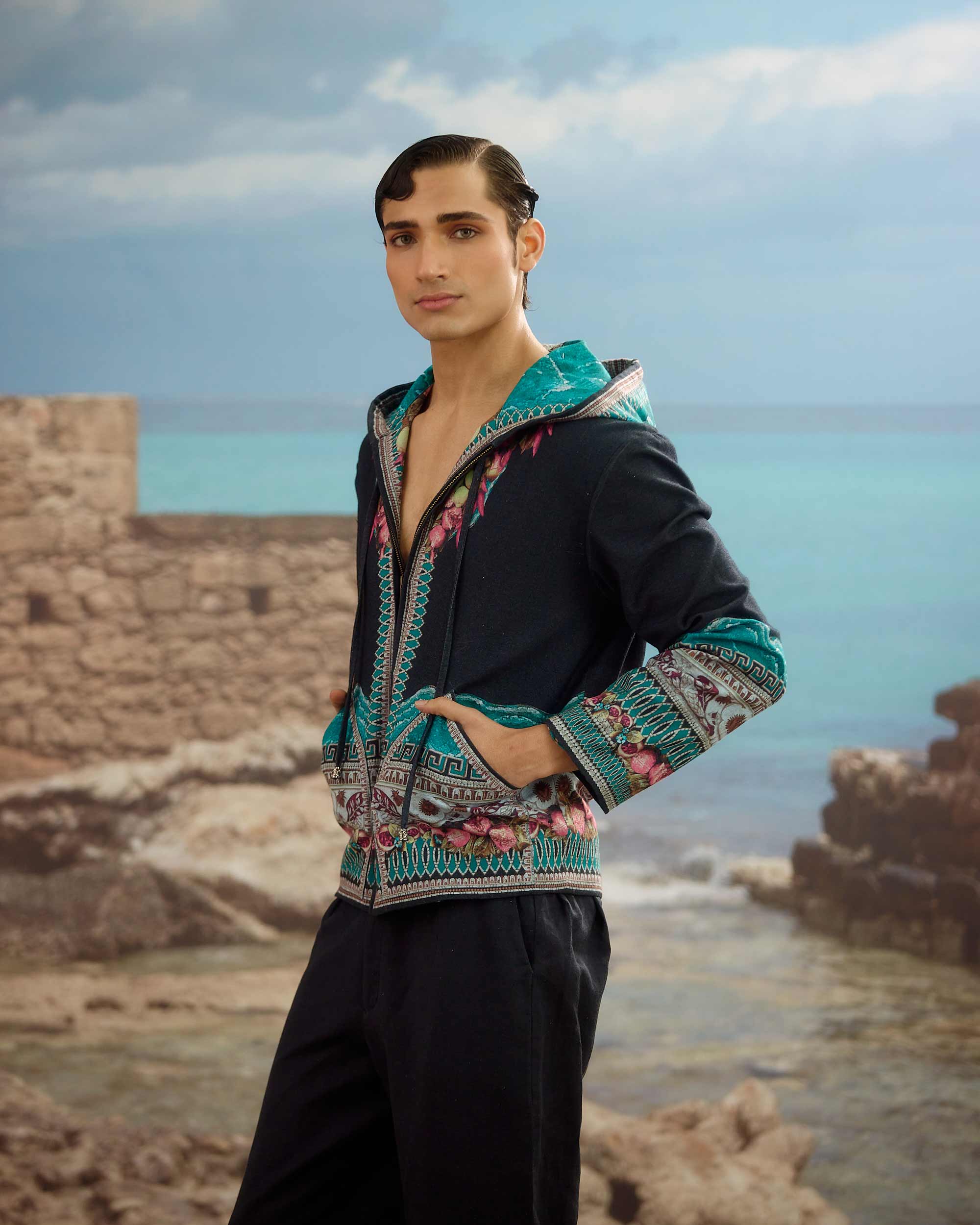Orvieto : Jacob - Teal/Black