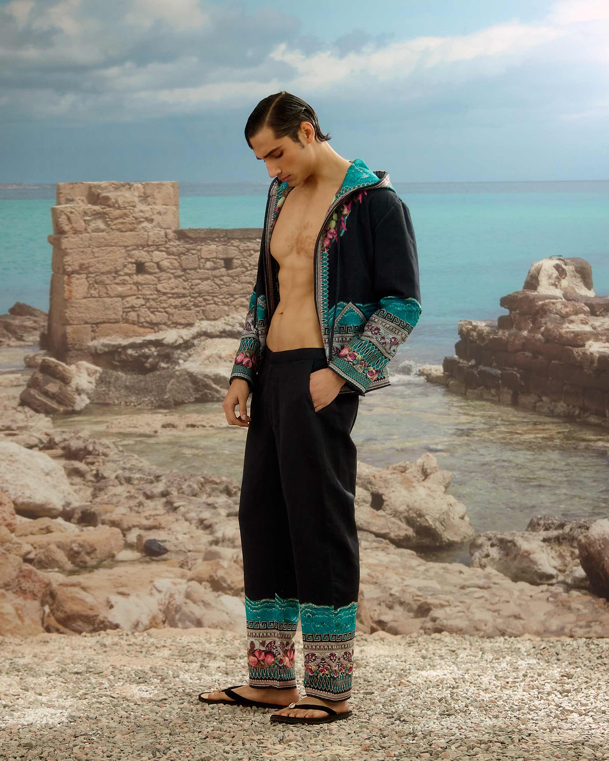 Orvieto : Jacob - Teal/Black
