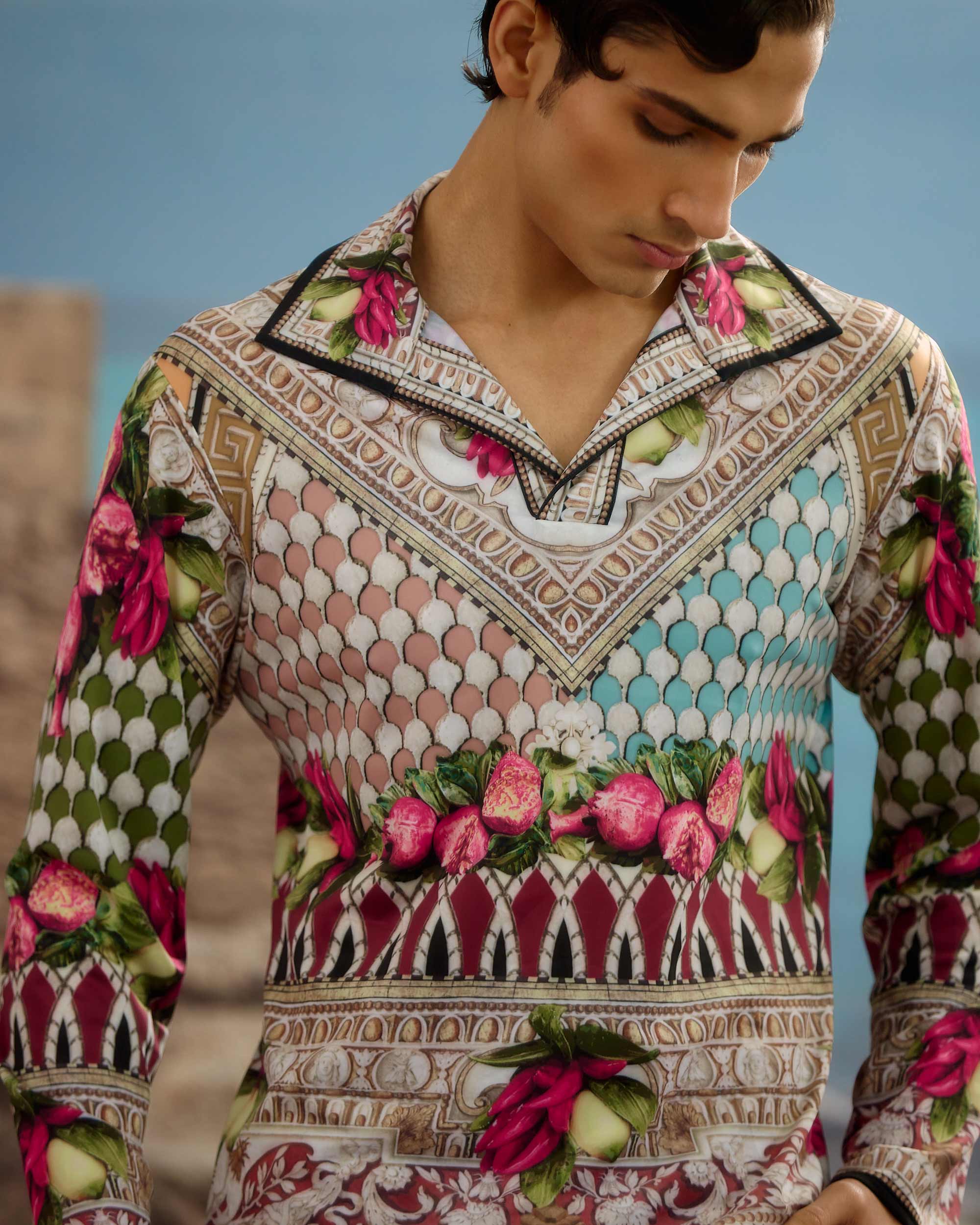 Orvieto : Maximus - Aqua/Plum