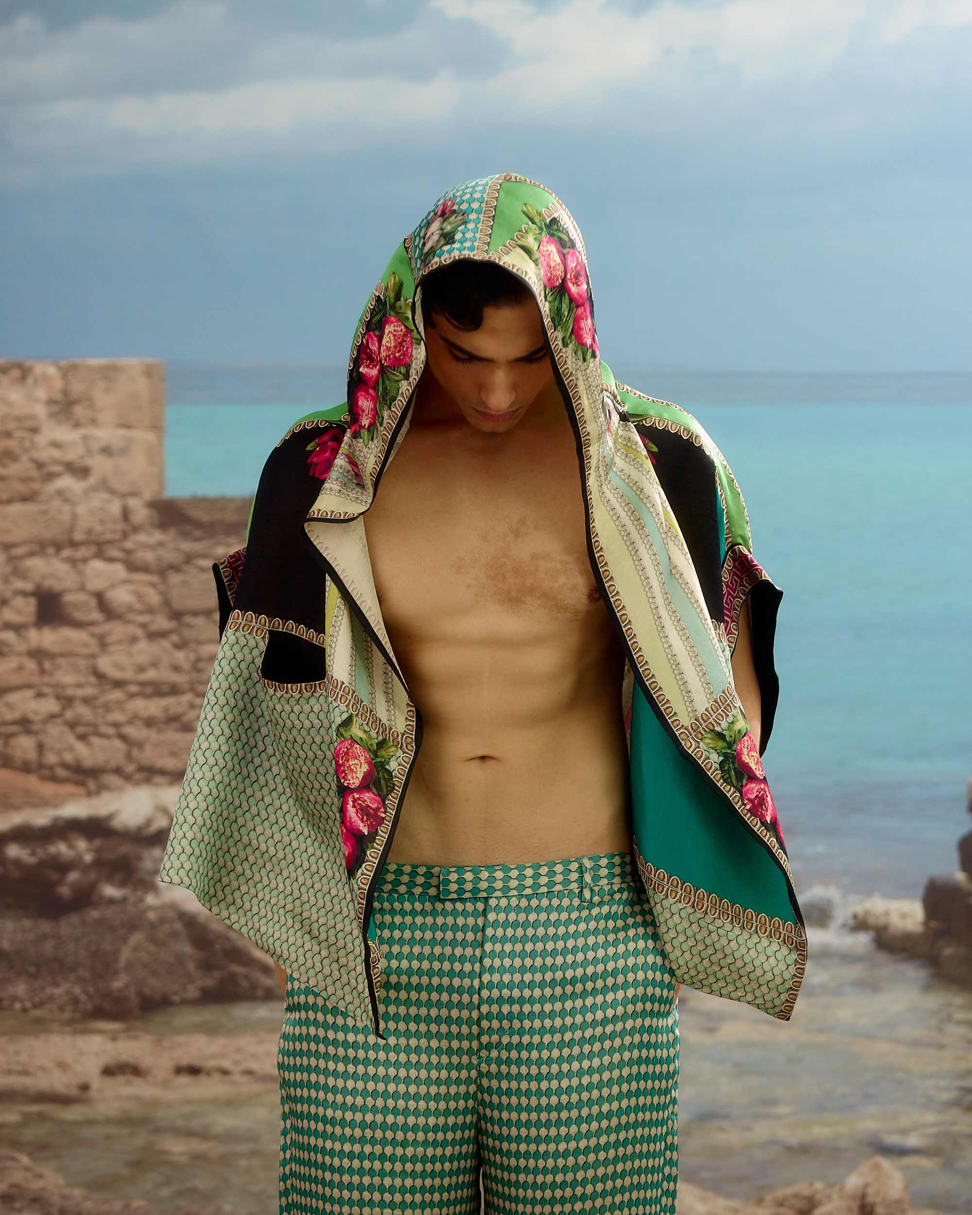 Orvieto : Oculus - Aqua/Plum