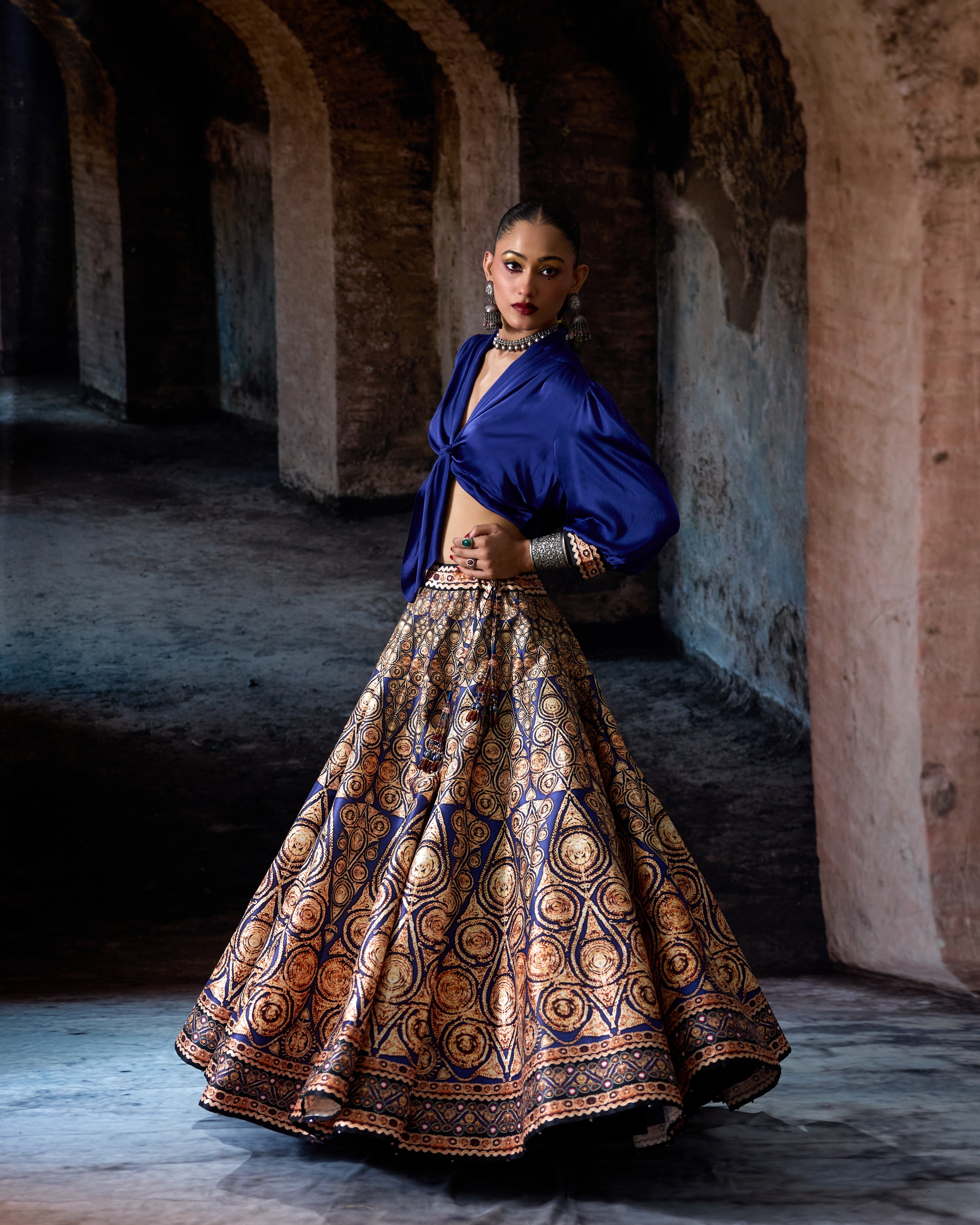 Bethari : Rubali/Leela - Navy Blue