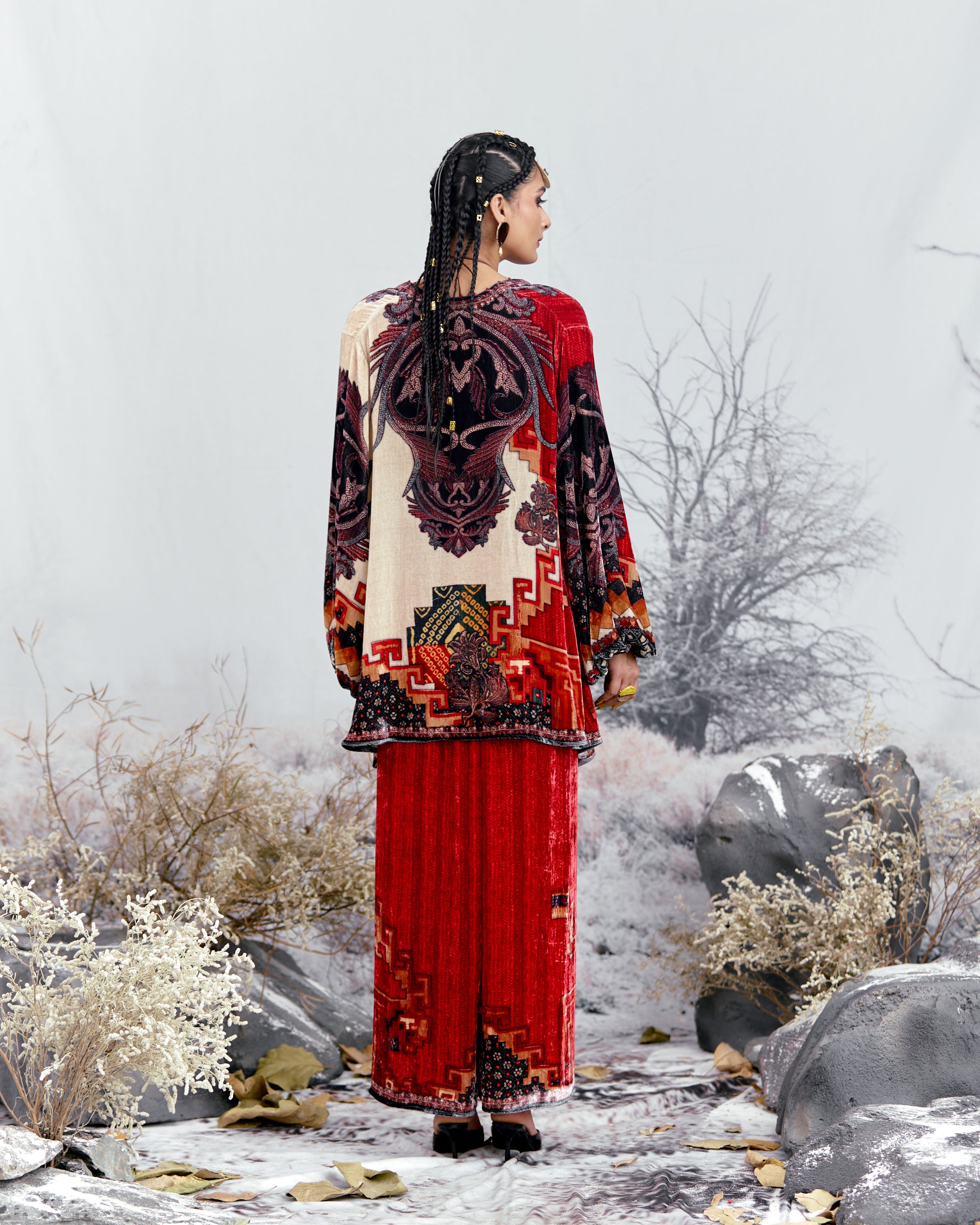 Tijori : Sanaa - Red/Beige