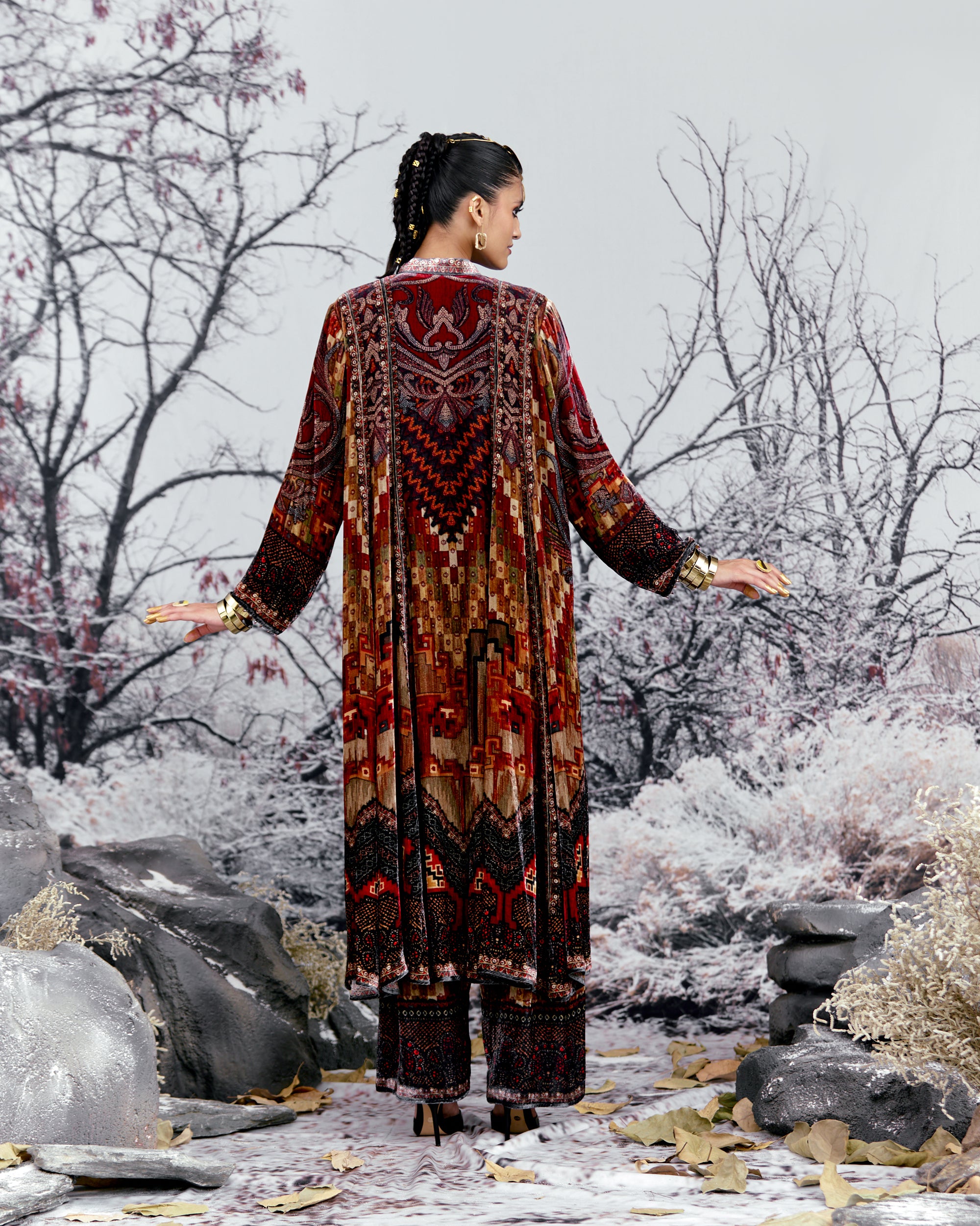 Tijori : Ada - Taupe/Red