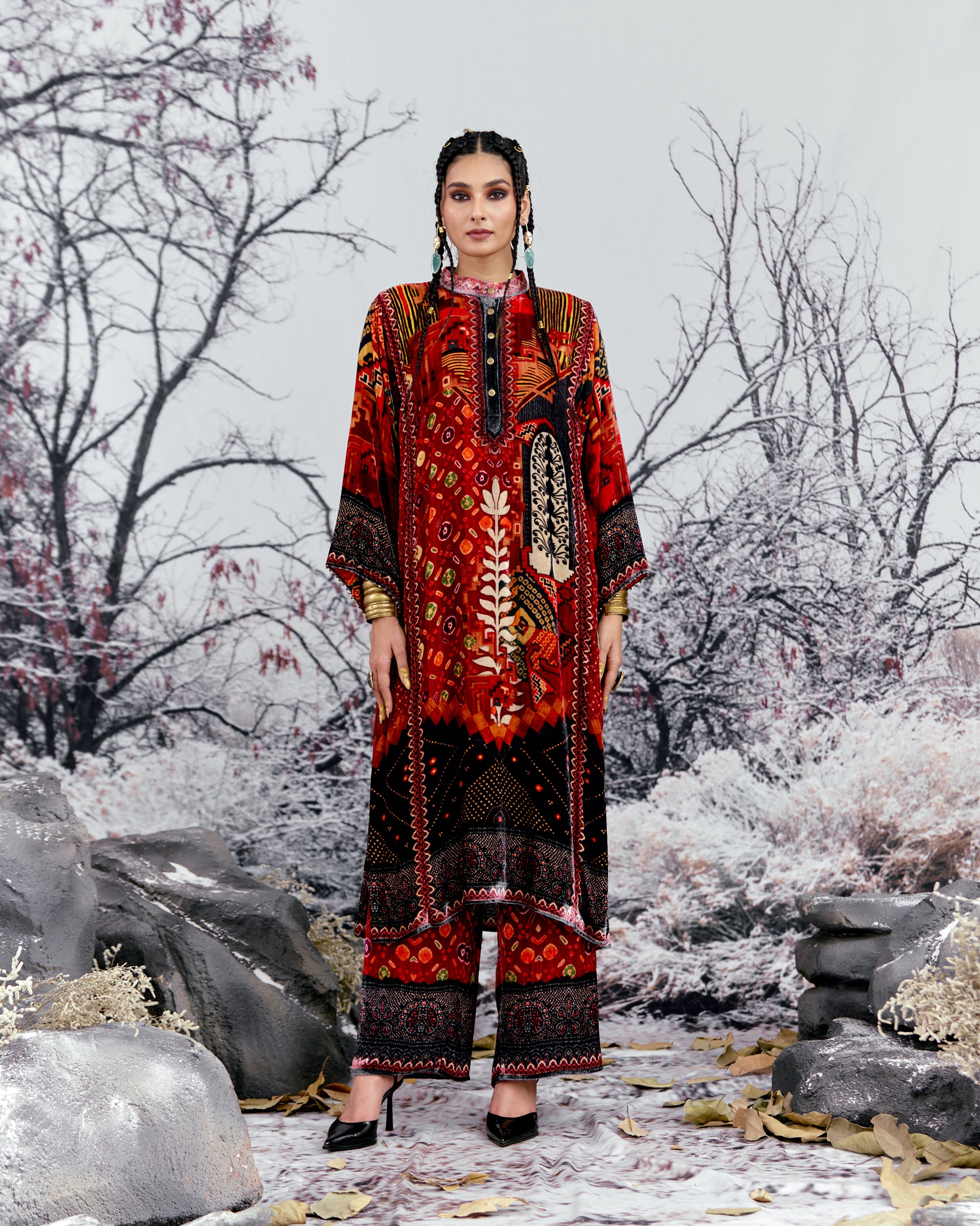 Tijori : Ghazala - Red/Rust